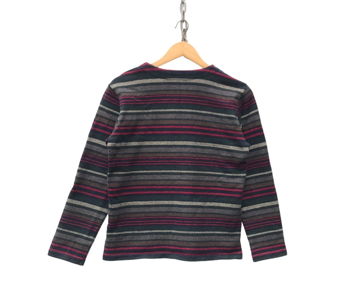 Boycott Boycott Multicolor Grunge Stripe Longsleeve Heavy Shirt Size US M / EU 48-50 / 2 - 5 Thumbnail