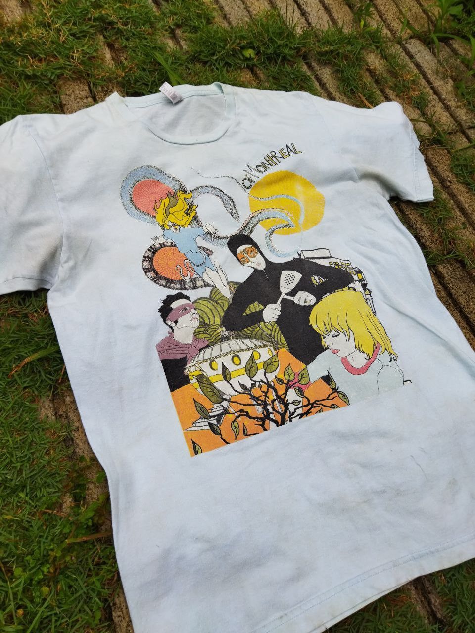 Band Tees Vintage Of Montreal American Indie Pop Band Tees Size US M / EU 48-50 / 2 - 3 Thumbnail