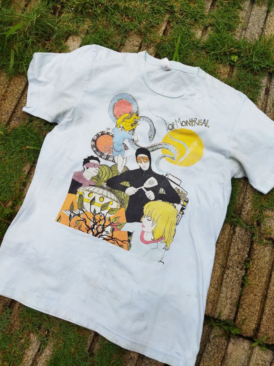 Band Tees Vintage Of Montreal American Indie Pop Band Tees Size US M / EU 48-50 / 2 - 2 Thumbnail