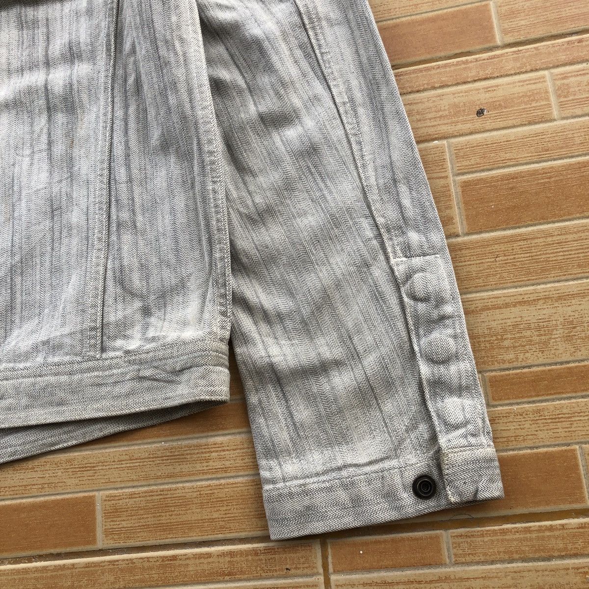Japanese Brand 🔥 291295 Homme Japan Denim Trucker Jacket Size US L / EU 52-54 / 3 - 12 Thumbnail