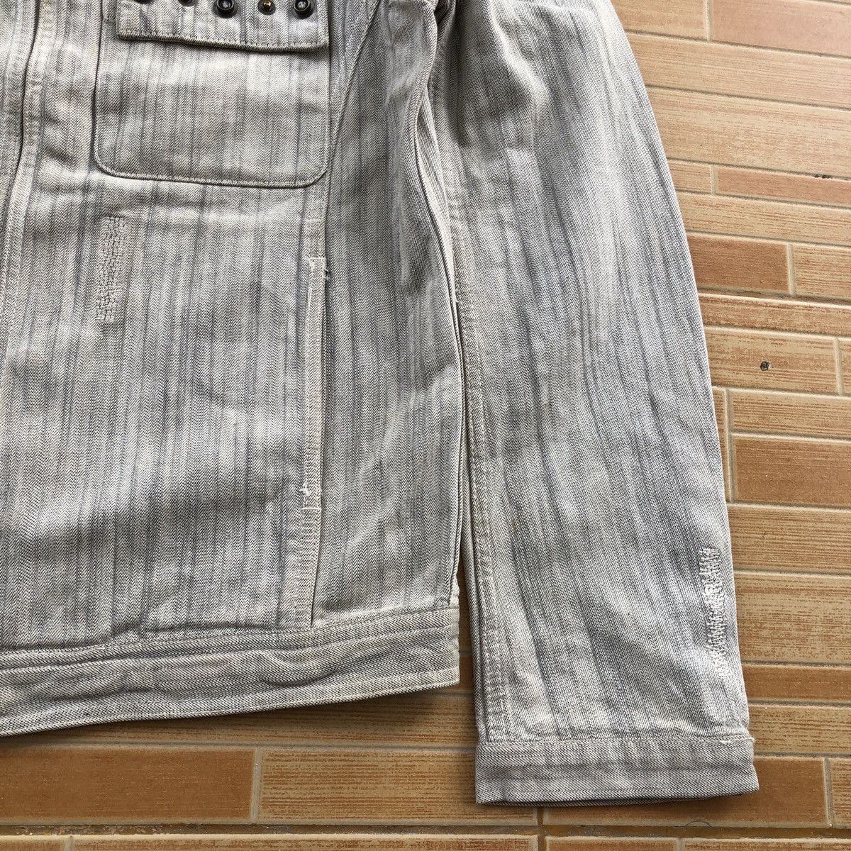 Japanese Brand 🔥 291295 Homme Japan Denim Trucker Jacket Size US L / EU 52-54 / 3 - 7 Thumbnail