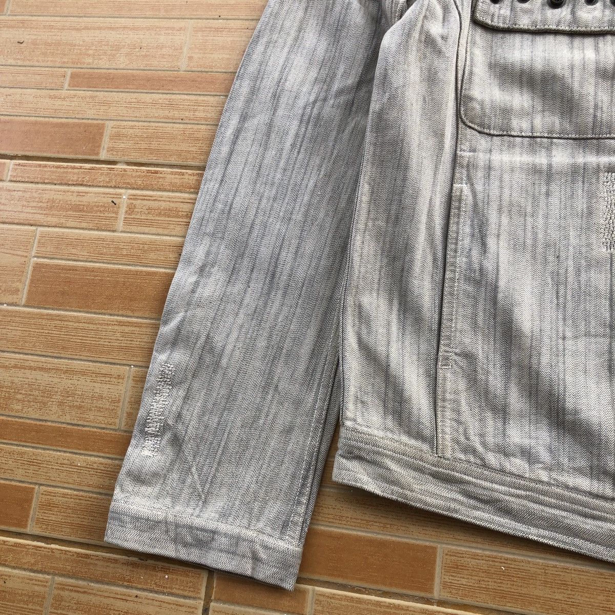 Japanese Brand 🔥 291295 Homme Japan Denim Trucker Jacket Size US L / EU 52-54 / 3 - 6 Thumbnail