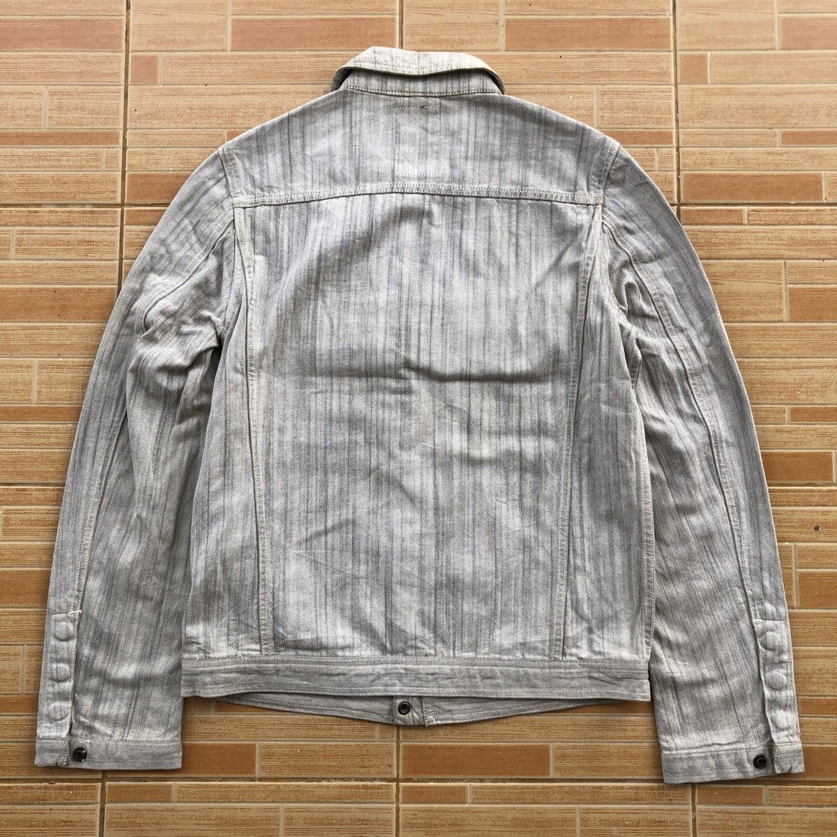 Japanese Brand 🔥 291295 Homme Japan Denim Trucker Jacket Size US L / EU 52-54 / 3 - 10 Thumbnail