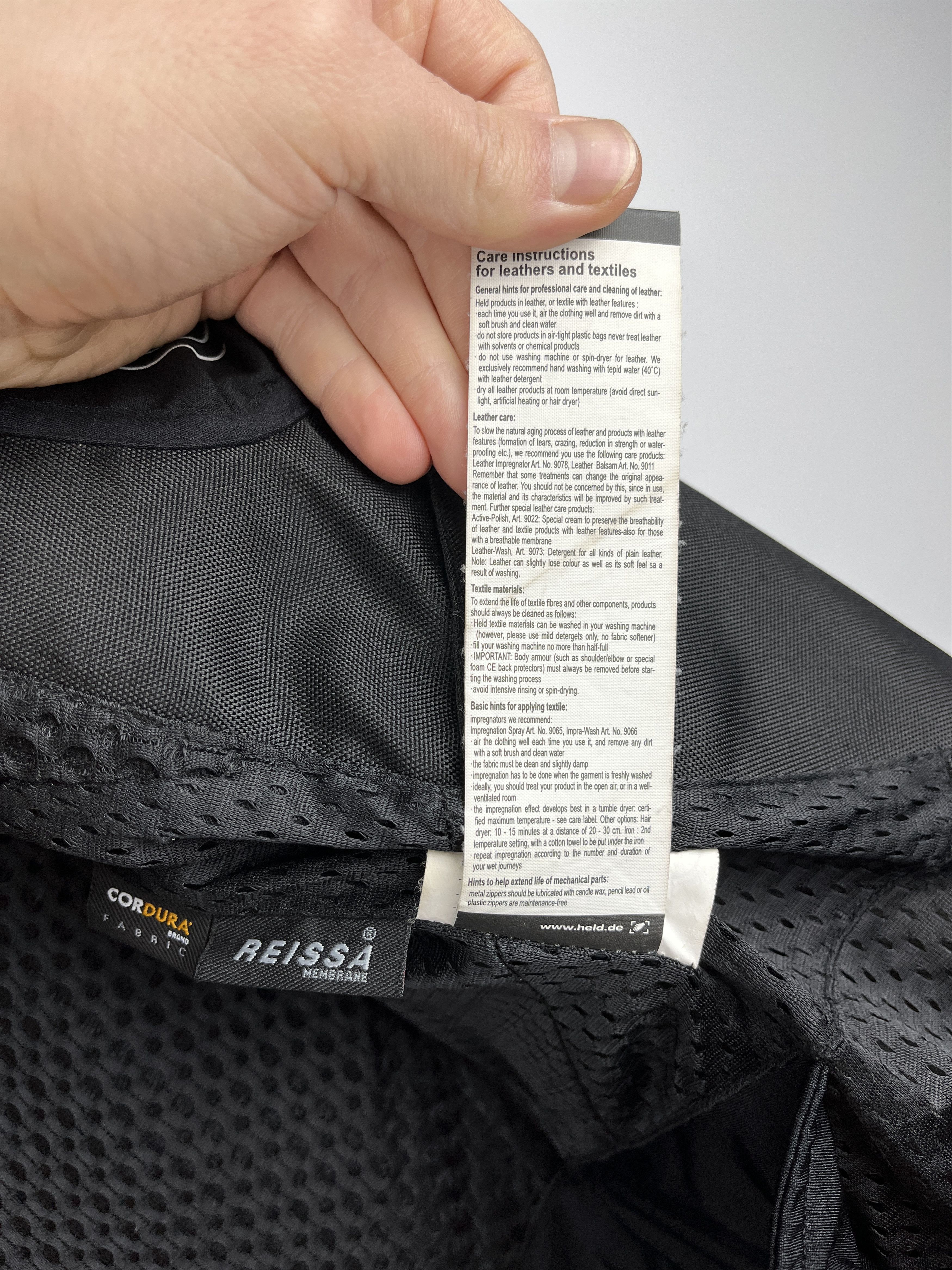 Other Held Cordura Fabric Reissa Membrane Motorcycle Jacket Size US XL / EU 56 / 4 - 18 Thumbnail