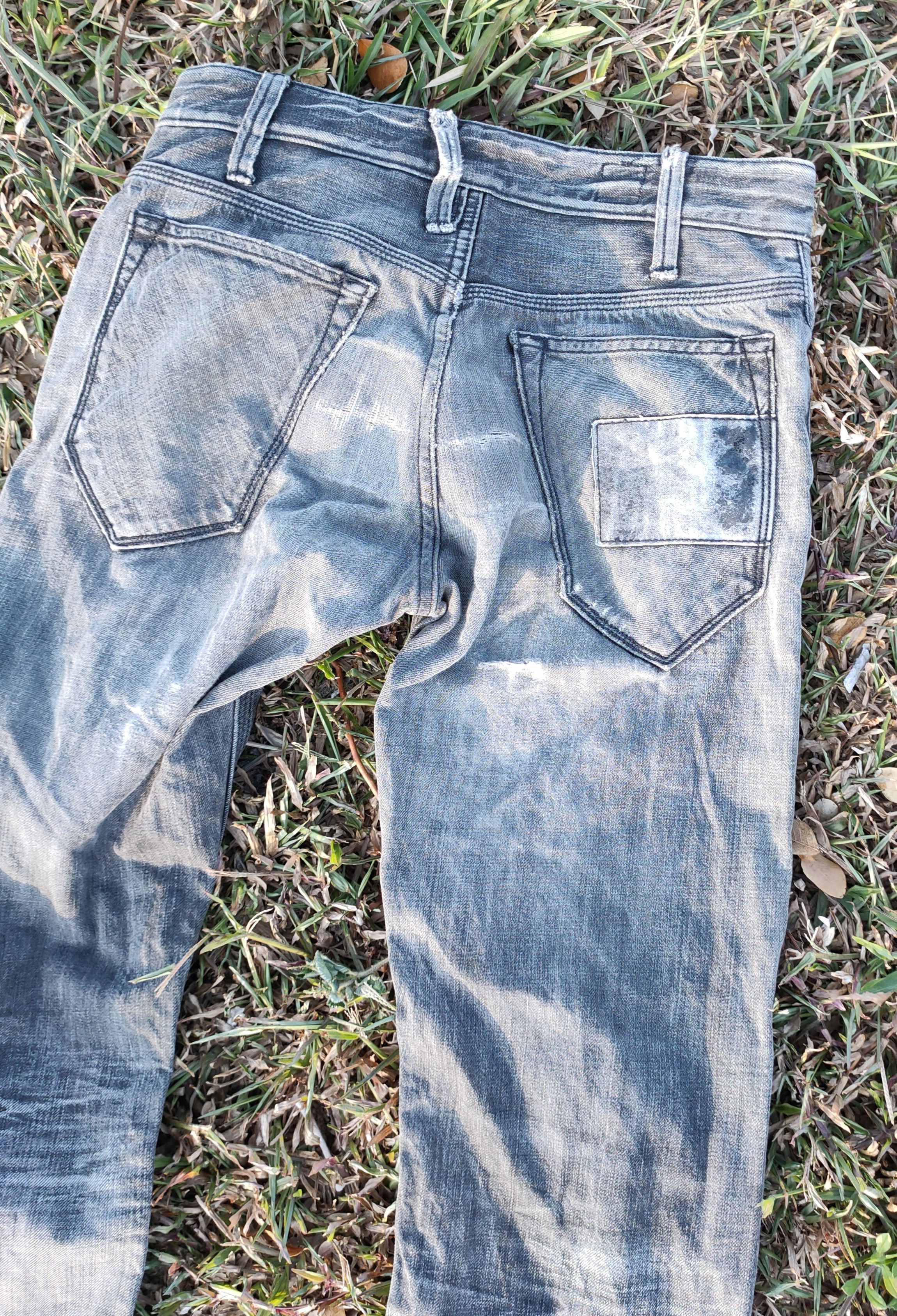 Vintage For our friends distressed denim jeans vintage nice🔥 Size US 32 / EU 48 - 2 Thumbnail
