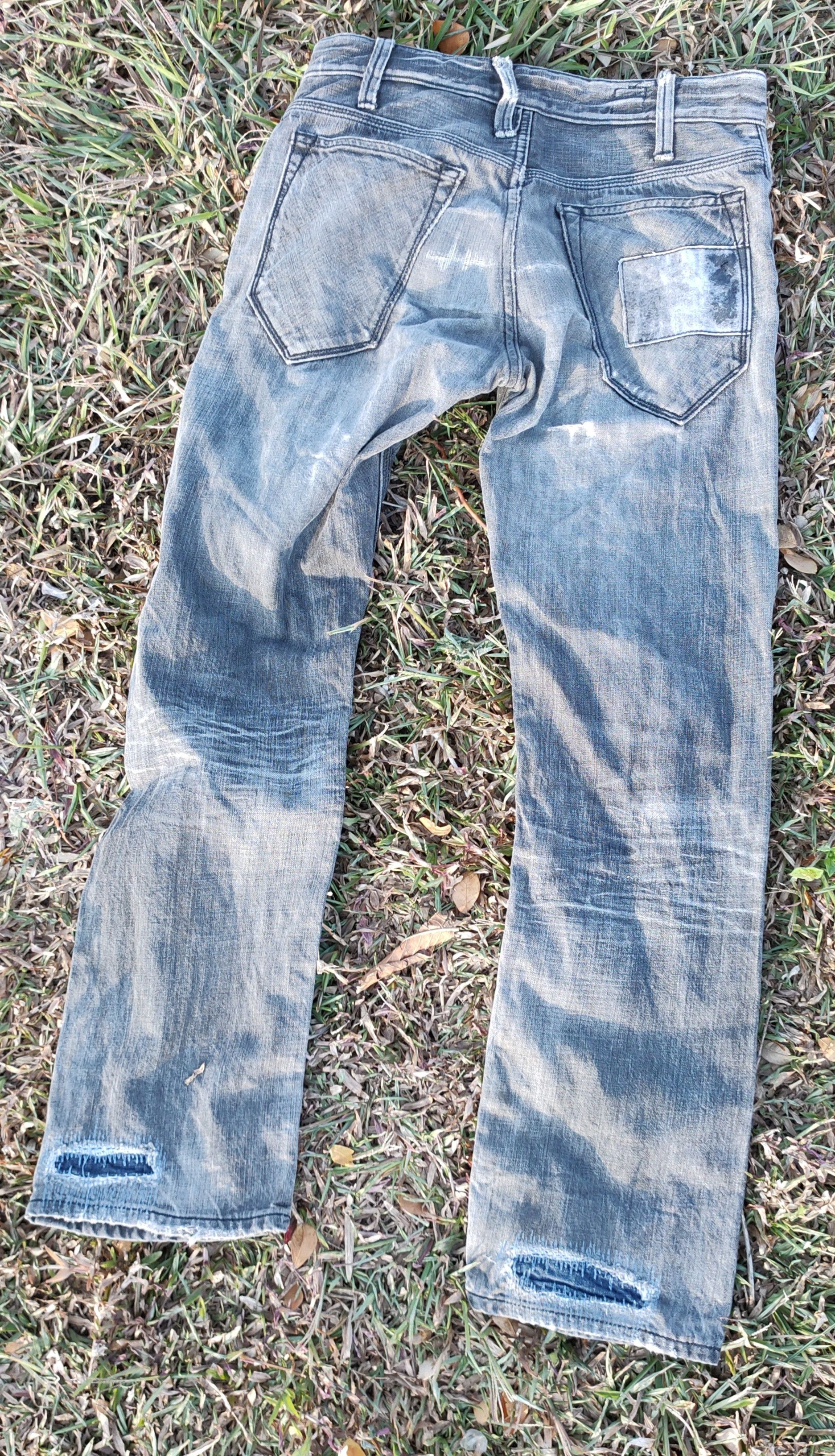 Vintage For our friends distressed denim jeans vintage nice🔥 Size US 32 / EU 48 - 5 Thumbnail