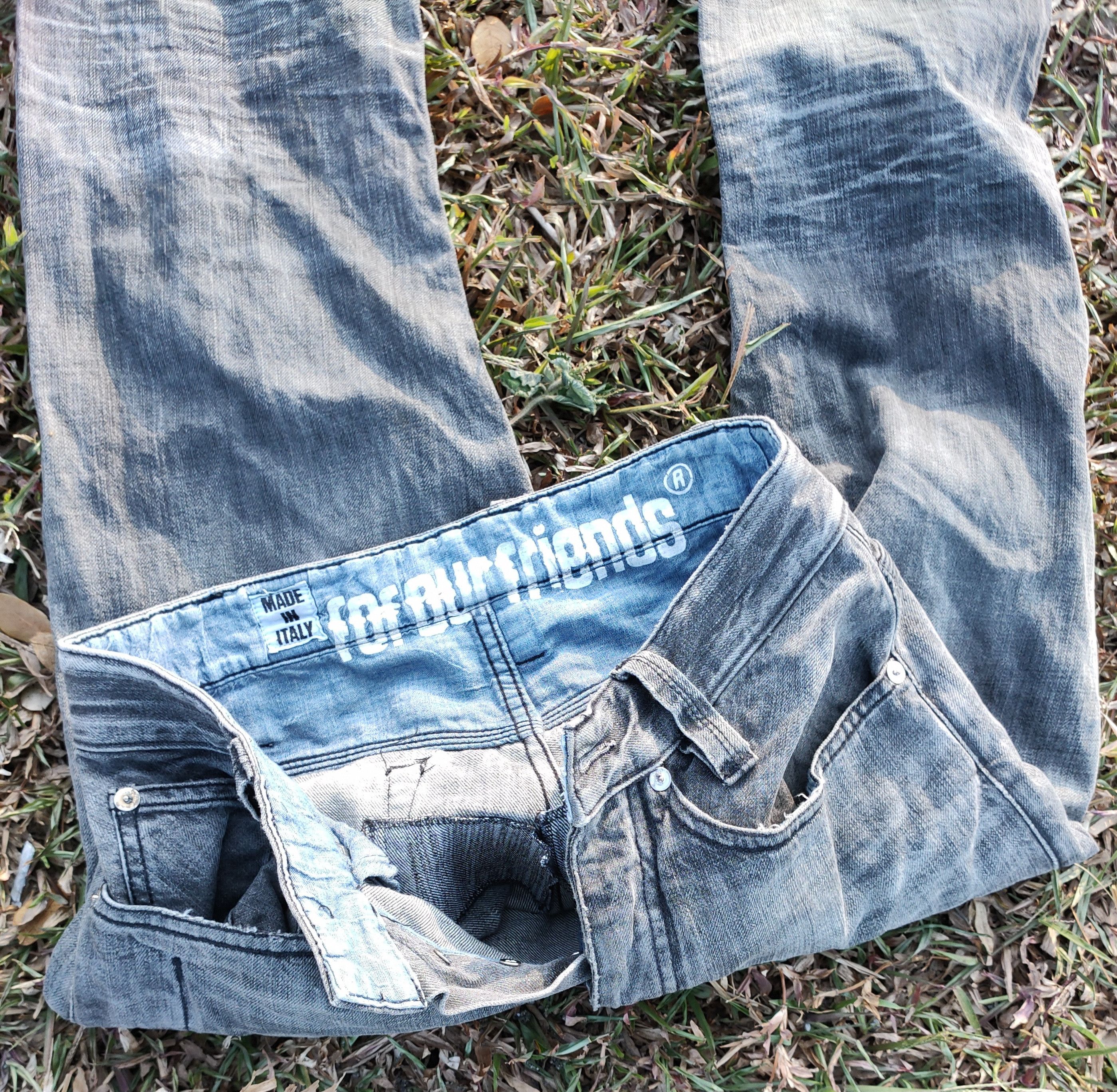 Vintage For our friends distressed denim jeans vintage nice🔥 Size US 32 / EU 48 - 4 Thumbnail