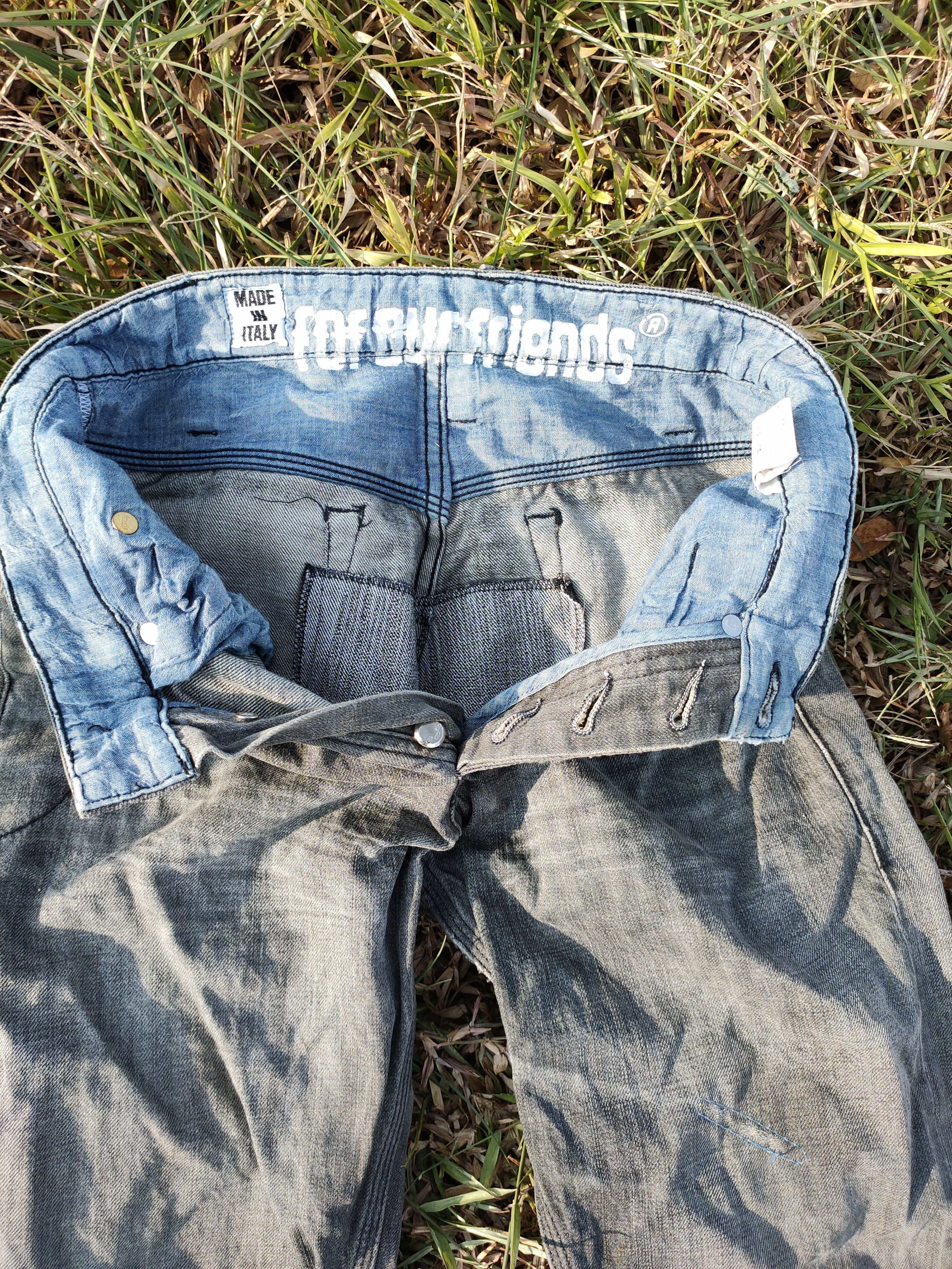 Vintage For our friends distressed denim jeans vintage nice🔥 Size US 32 / EU 48 - 12 Thumbnail