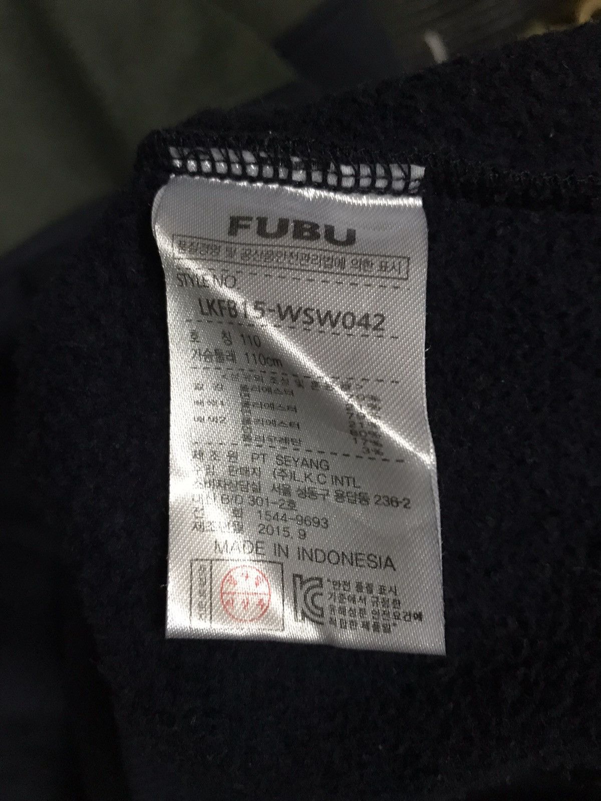 Fubu Fubu Sweatshirt Crewneck Small Logo Pullover Size US L / EU 52-54 / 3 - 5 Thumbnail