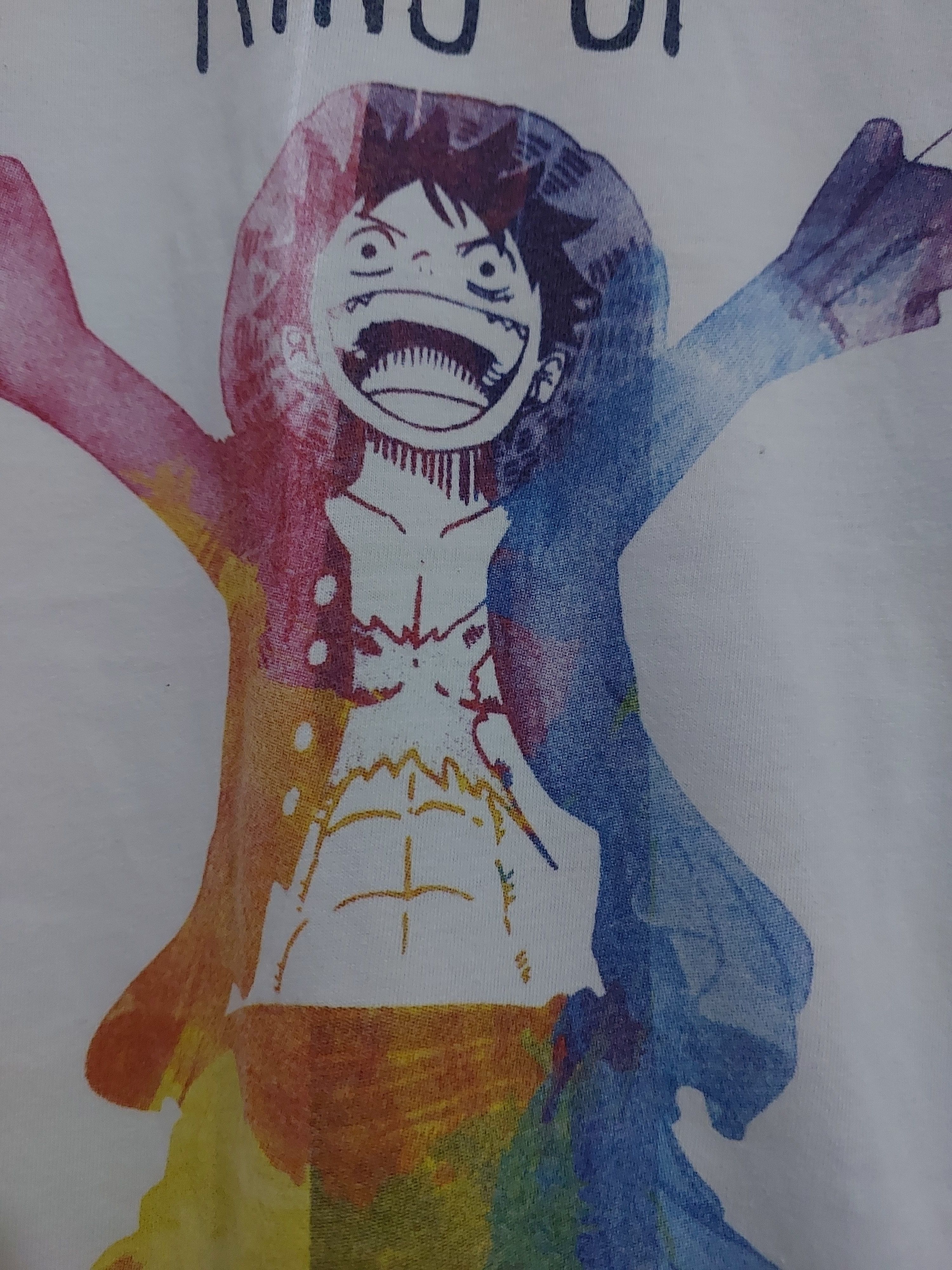 Anime × Japanese Brand × Vintage ONE PIECE ANIME LUFFY T-SHIRT Size US M / EU 48-50 / 2 - 5 Thumbnail