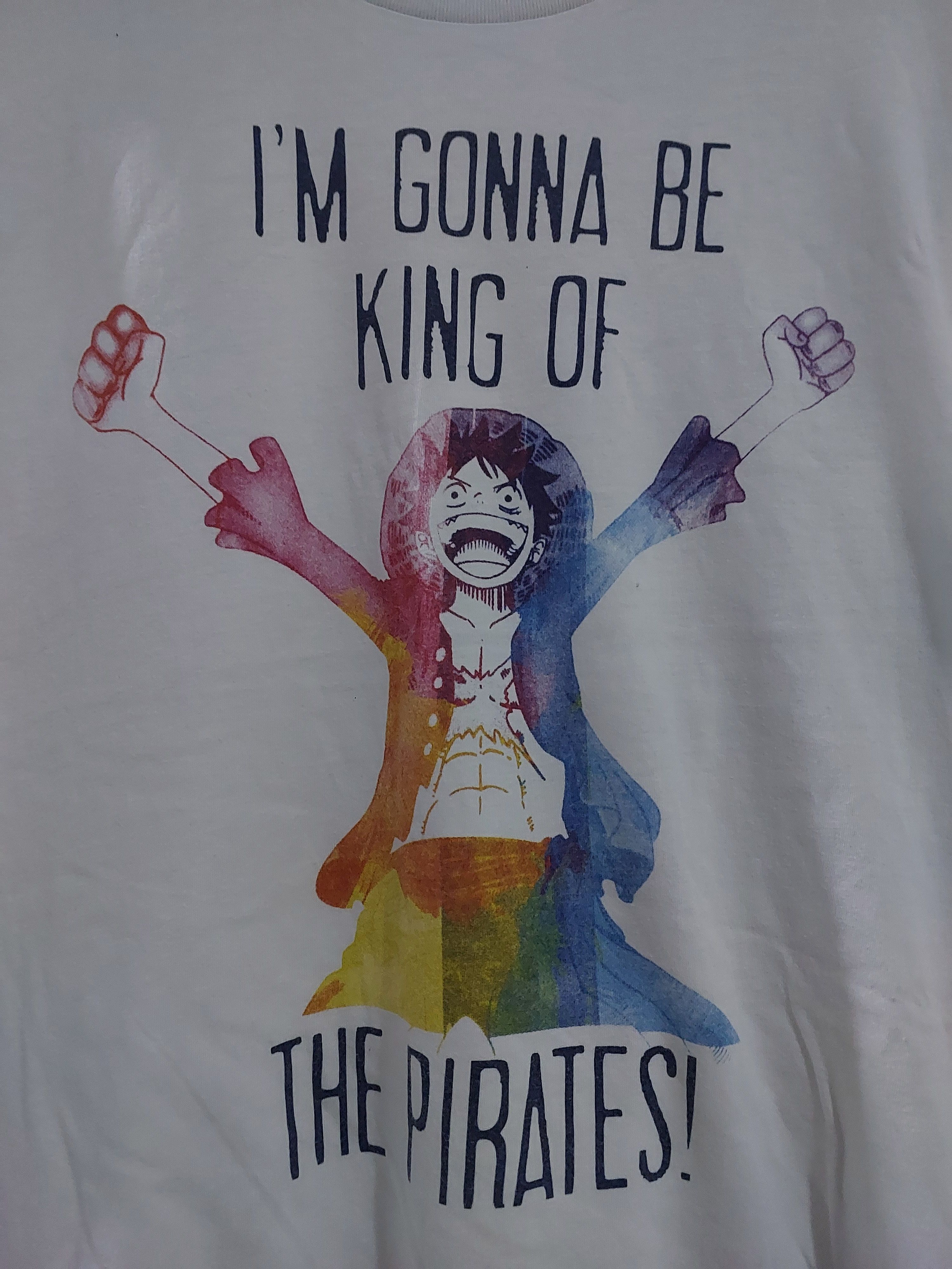 Anime × Japanese Brand × Vintage ONE PIECE ANIME LUFFY T-SHIRT Size US M / EU 48-50 / 2 - 8 Thumbnail