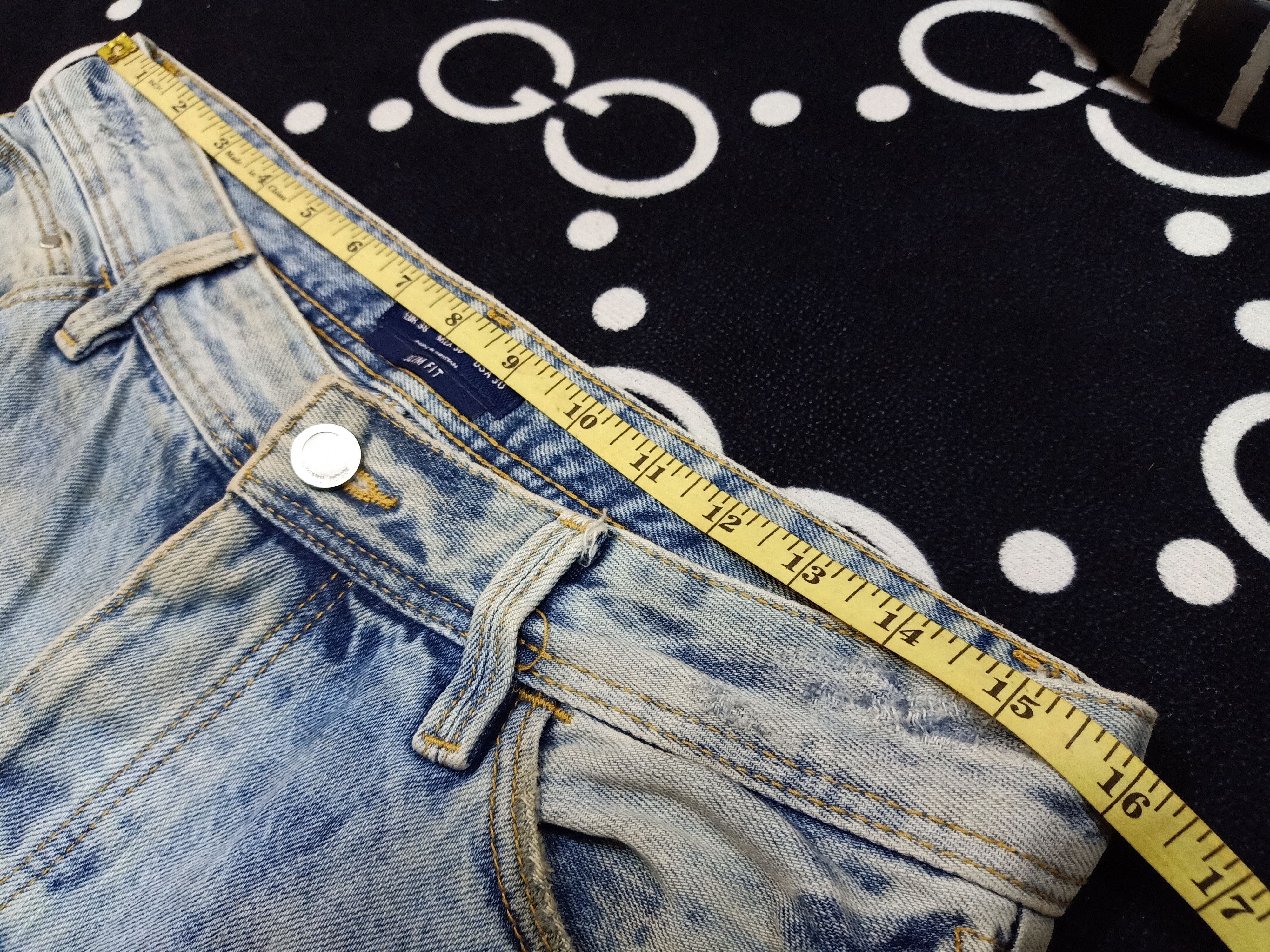 Bershka BERSHKA Distressed Patches Denim Jeans Pant Size US 32 / EU 48 - 10 Thumbnail
