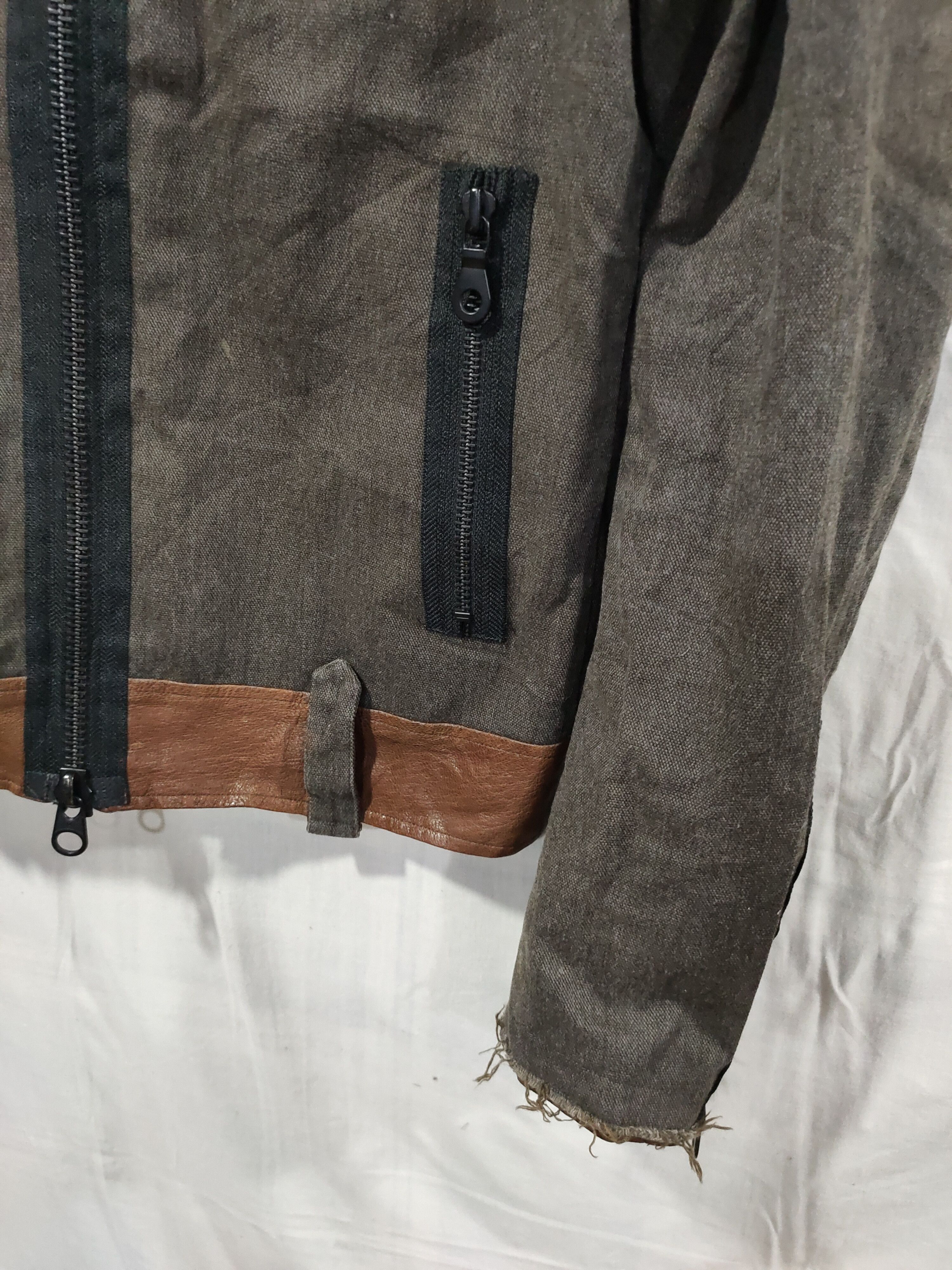 Bark Bark tannage zipper jacket Japanese designer army green Size US M / EU 48-50 / 2 - 14 Thumbnail