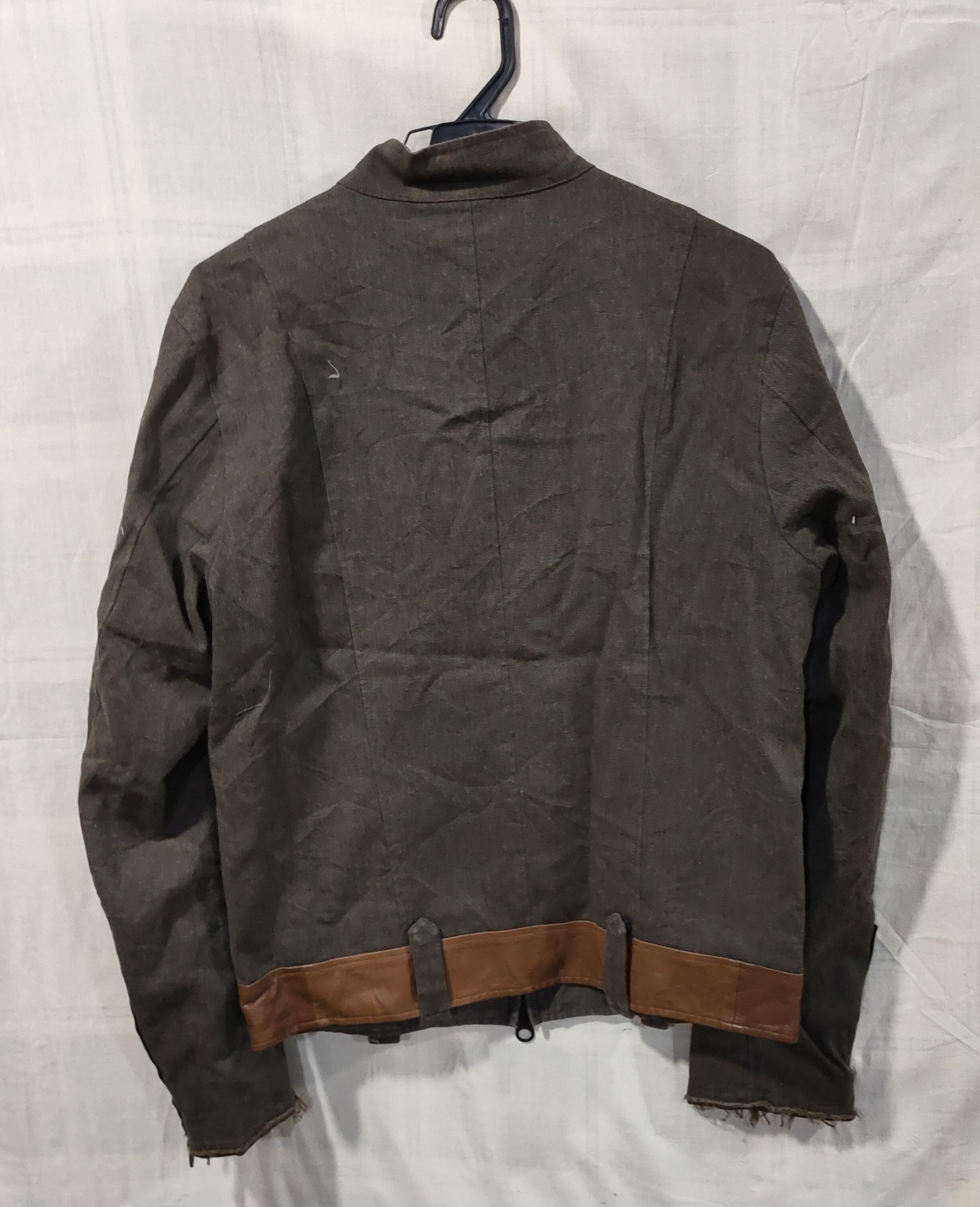 Bark Bark tannage zipper jacket Japanese designer army green Size US M / EU 48-50 / 2 - 2 Thumbnail