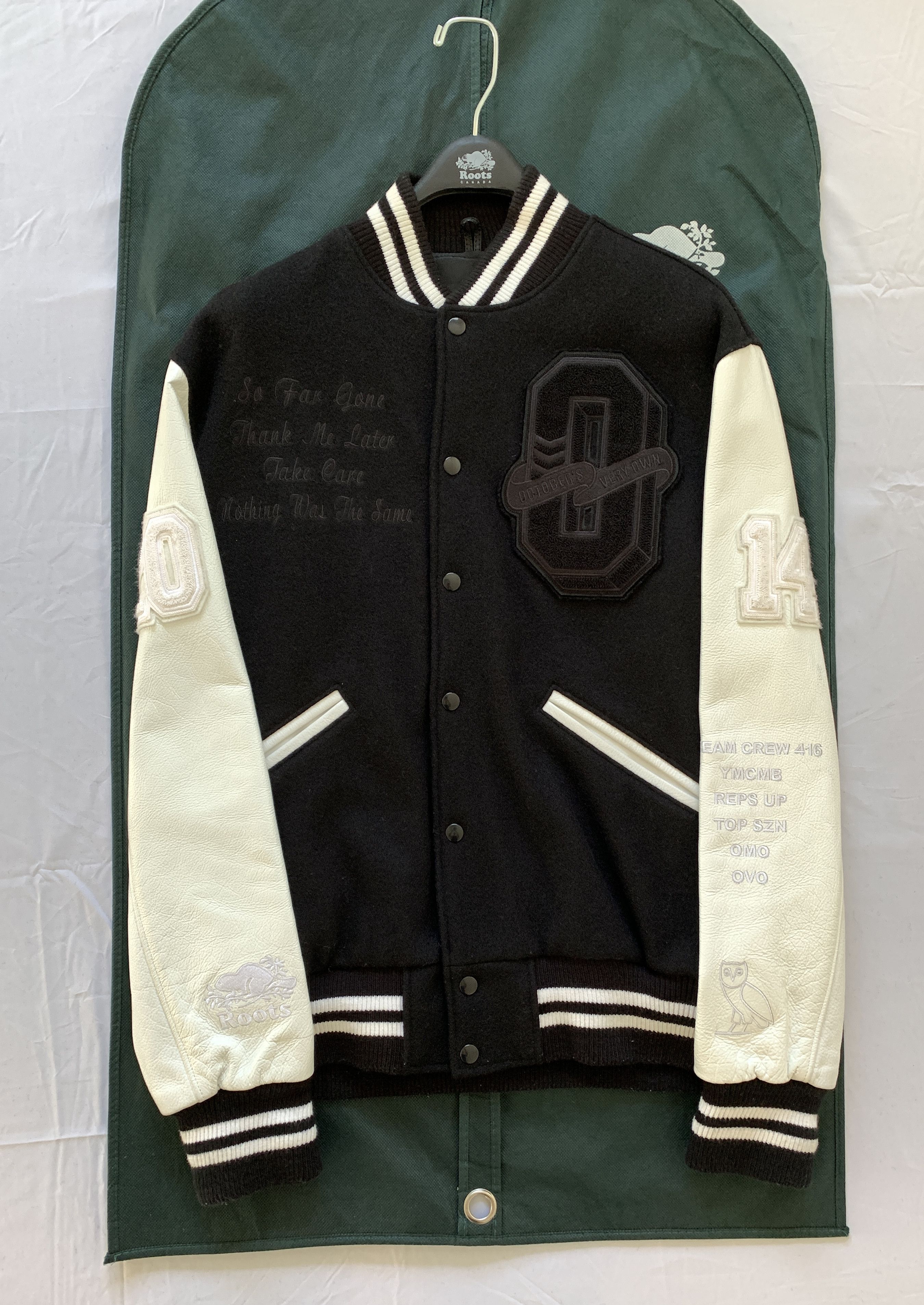 Drake OVO OCTOBER'S VERY OWN X ROOTS VARSITY JACKET 2014 Size US XL / EU 56 / 4 - 6 Thumbnail
