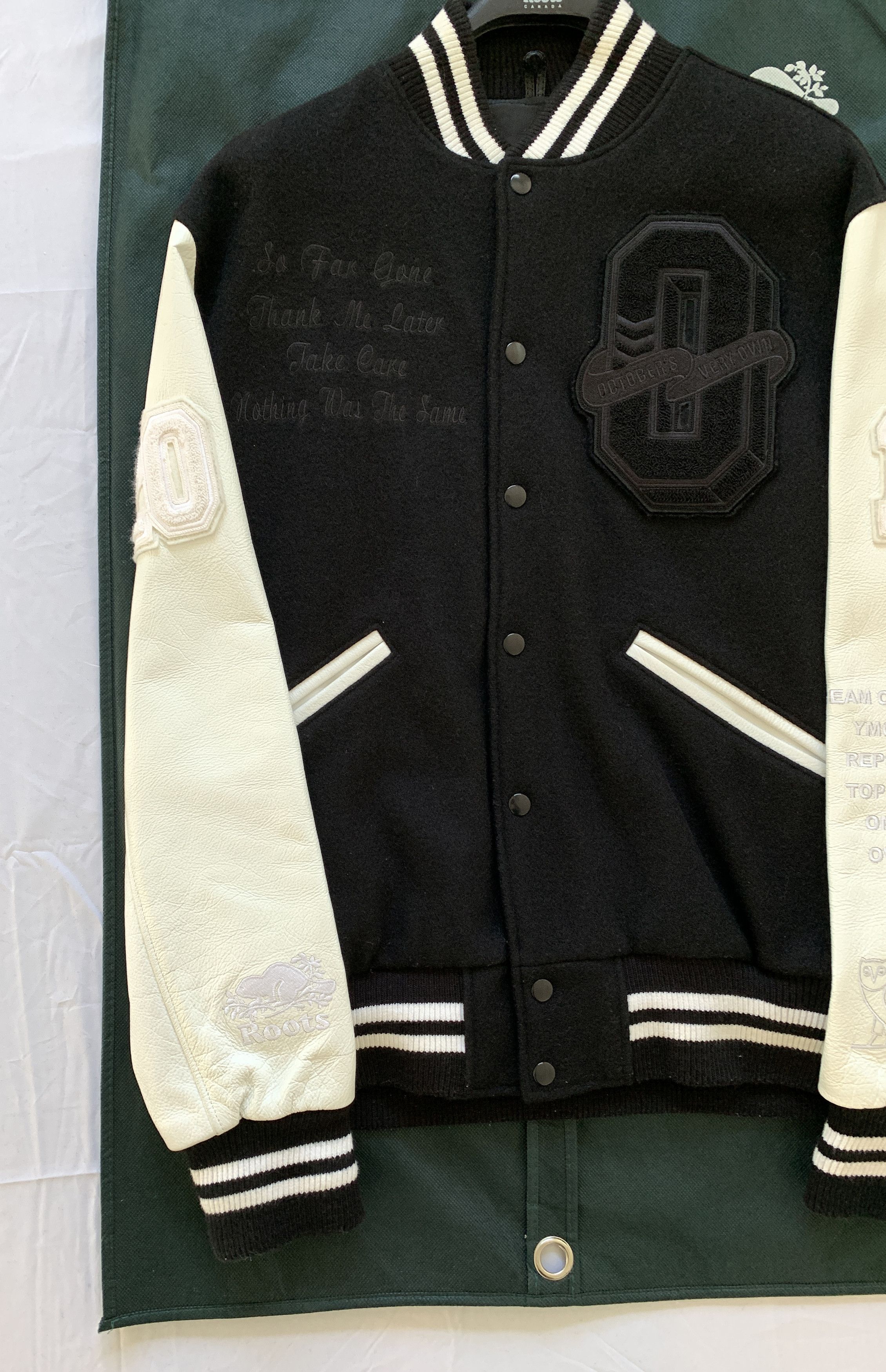Drake OVO OCTOBER'S VERY OWN X ROOTS VARSITY JACKET 2014 Size US XL / EU 56 / 4 - 18 Thumbnail