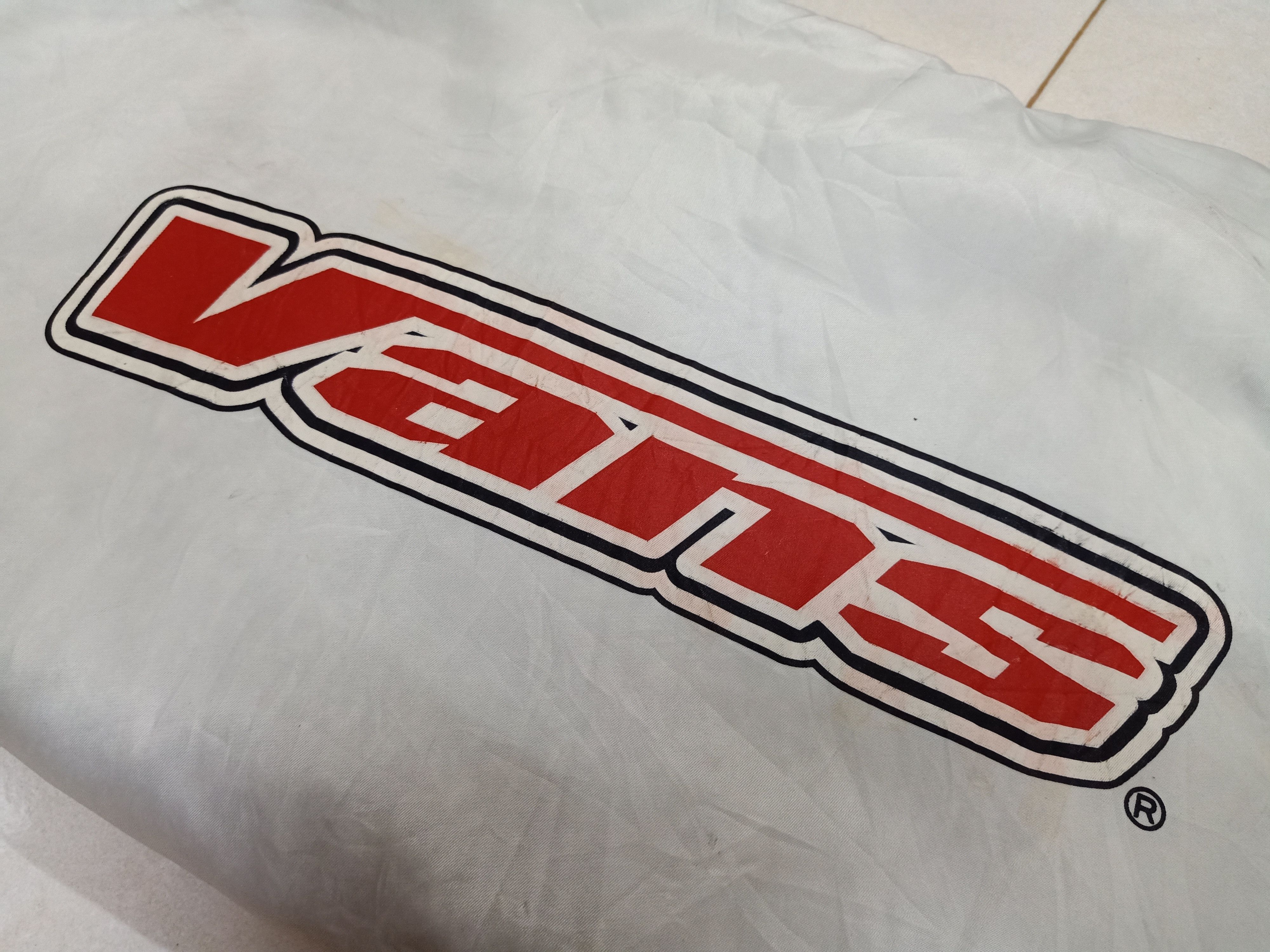Vans × Vintage VANS Vintage Big Logo Beige White Hoodie Winter Parka Size US L / EU 52-54 / 3 - 7 Thumbnail