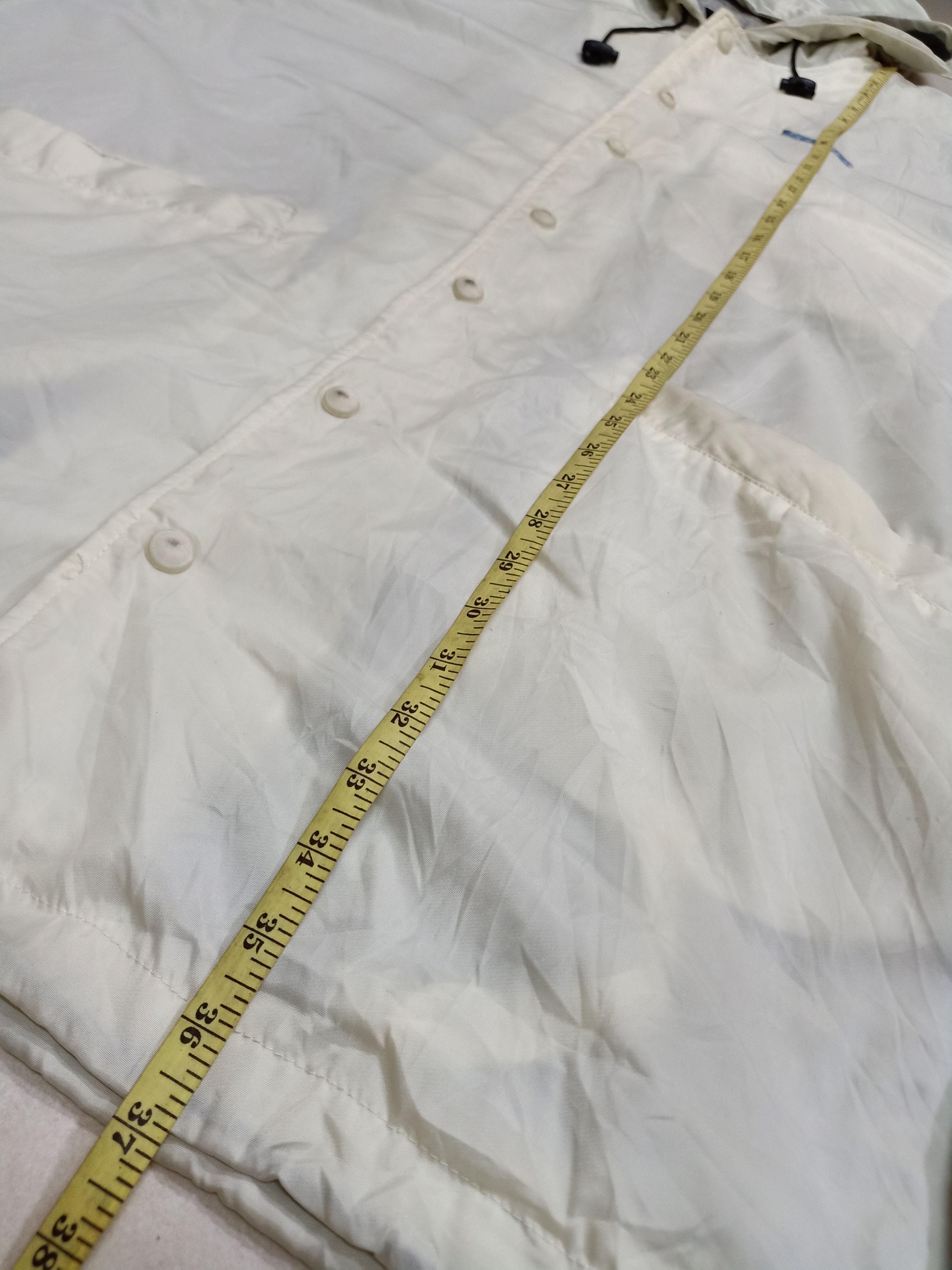 Vans × Vintage VANS Vintage Big Logo Beige White Hoodie Winter Parka Size US L / EU 52-54 / 3 - 13 Thumbnail