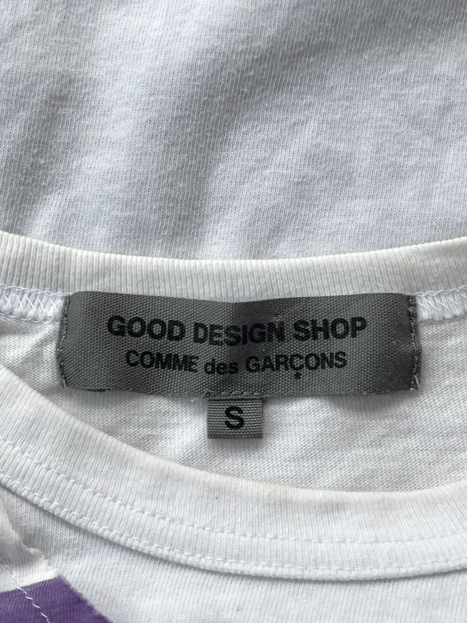 Comme des Garcons × Comme des Garcons Homme Plus × Japanese Brand AD2013 Comme Des Garcons Stripe Patchwork Tee Size US S / EU 44-46 / 1 - 8 Thumbnail