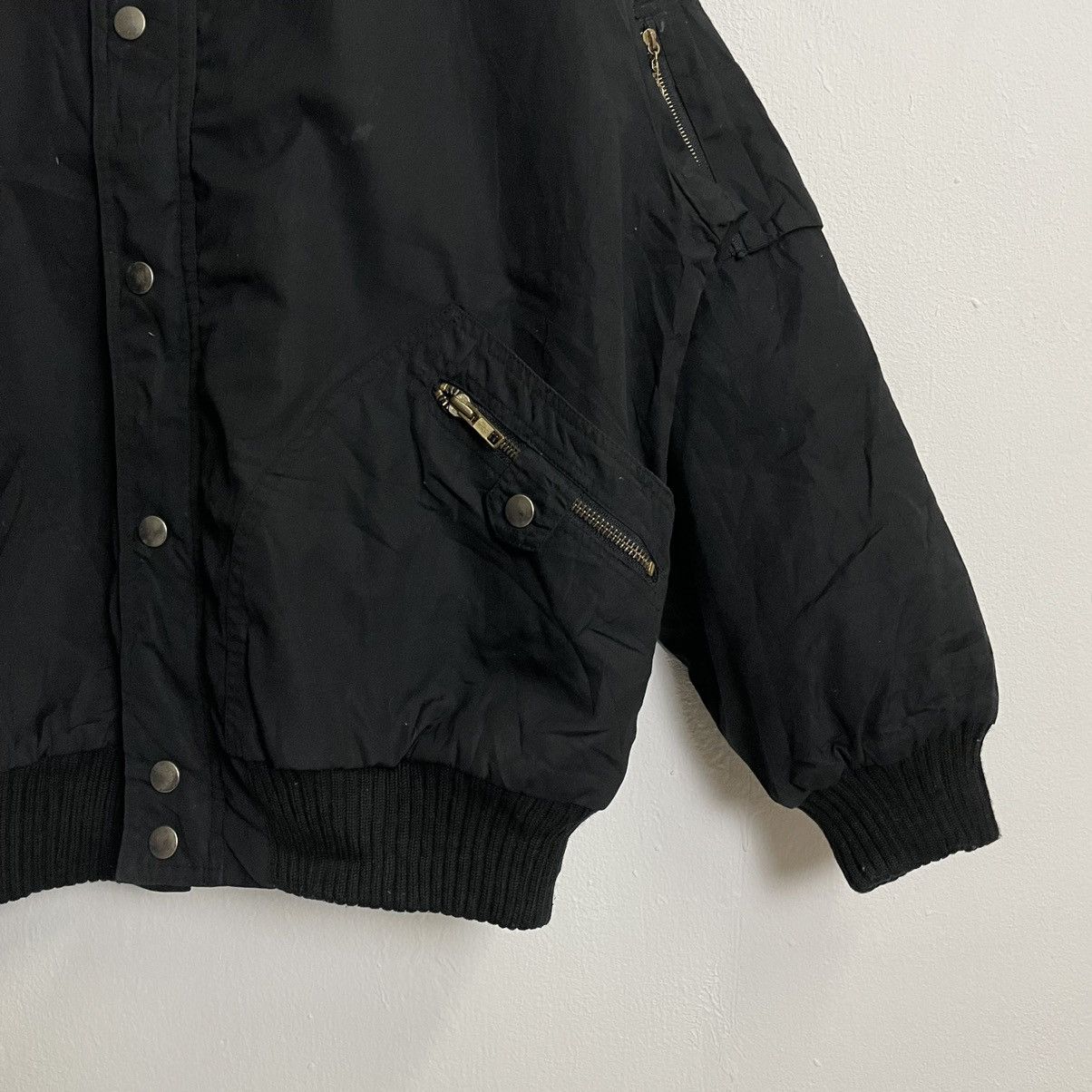 Big John Vintage 90s Big John Zipper Ups Bomber Jacket Size US XL / EU 56 / 4 - 3 Thumbnail