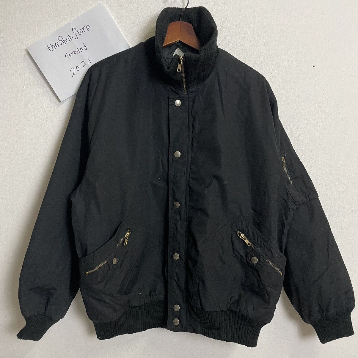 Big John Vintage 90s Big John Zipper Ups Bomber Jacket Size US XL / EU 56 / 4 - 1 Thumbnail