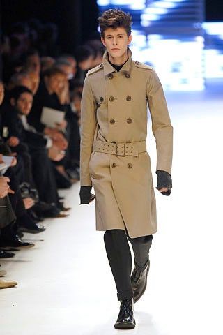 Dior Runway A/W07 Dior Homme Hedi Slimane Beige Trench Coat | Grailed