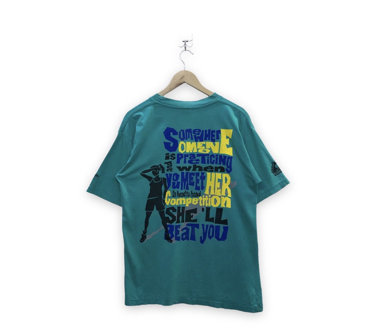 Reebok × Vintage Vintage Reebok Basketball Tshirt Size US S / EU 44-46 / 1 - 2 Thumbnail