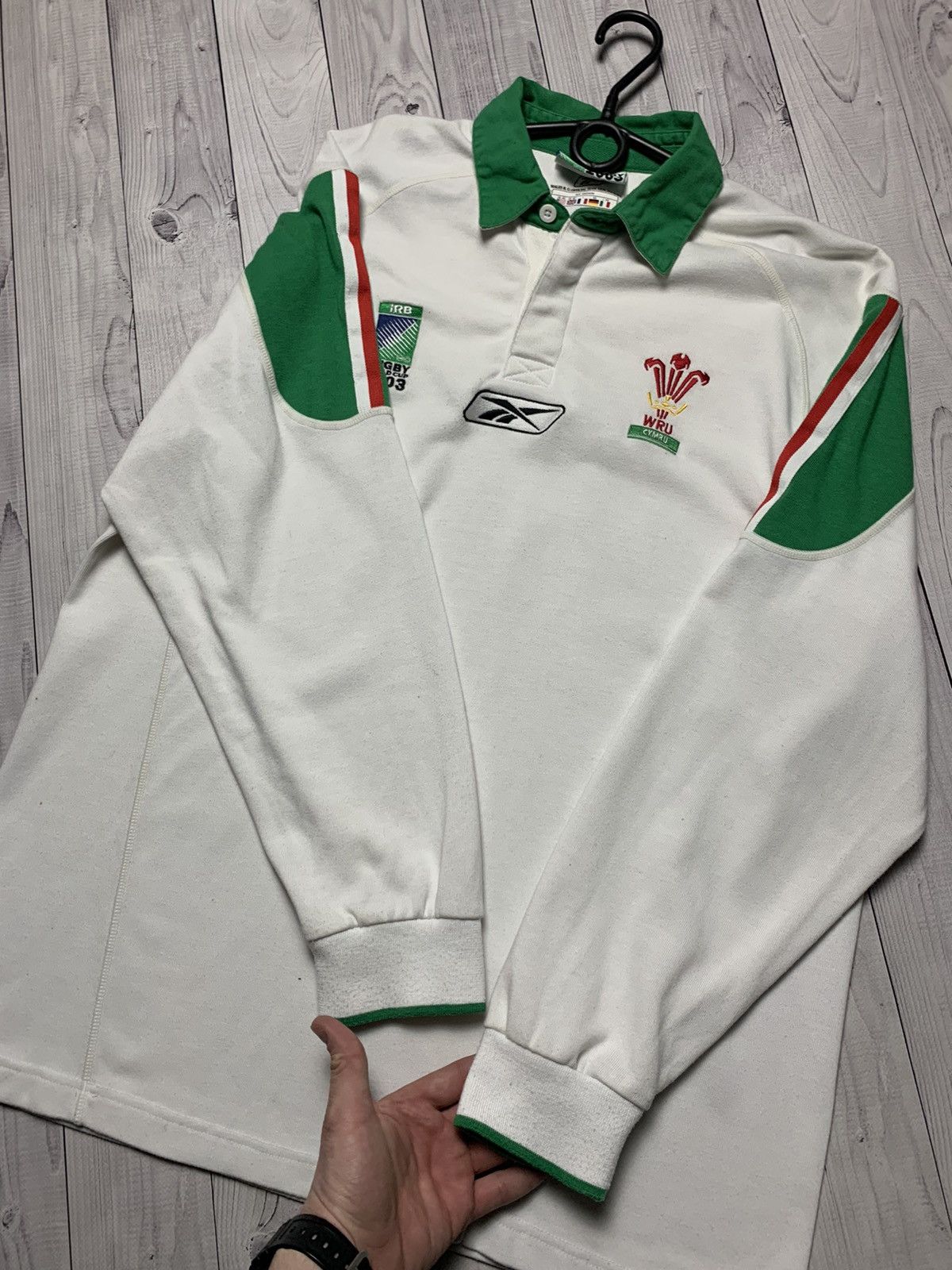 Reebok × Vintage Vintage rugby reebok jersey Wales World Cup 2003 size L Size US L / EU 52-54 / 3 - 6 Thumbnail