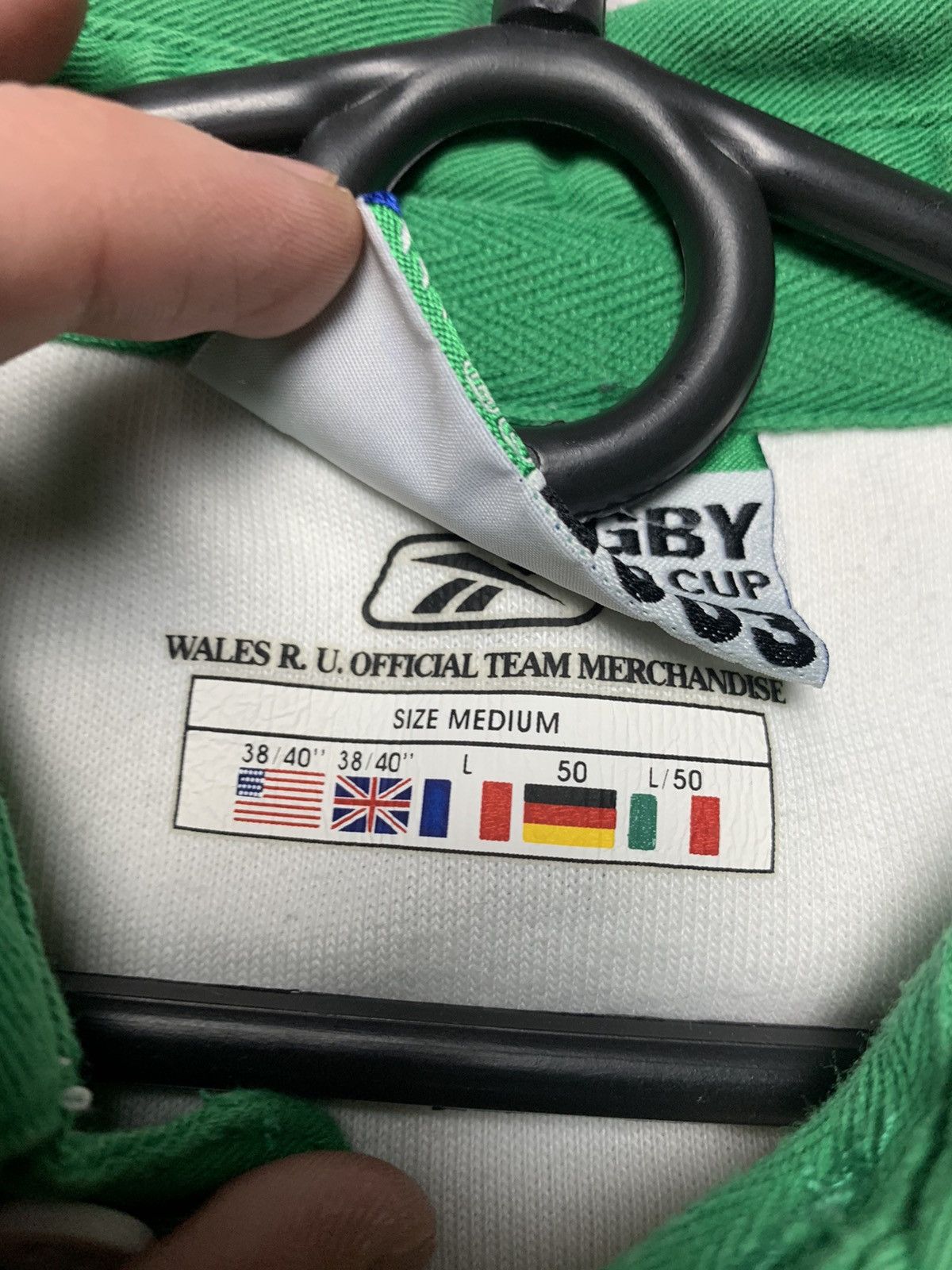 Reebok × Vintage Vintage rugby reebok jersey Wales World Cup 2003 size L Size US L / EU 52-54 / 3 - 5 Thumbnail