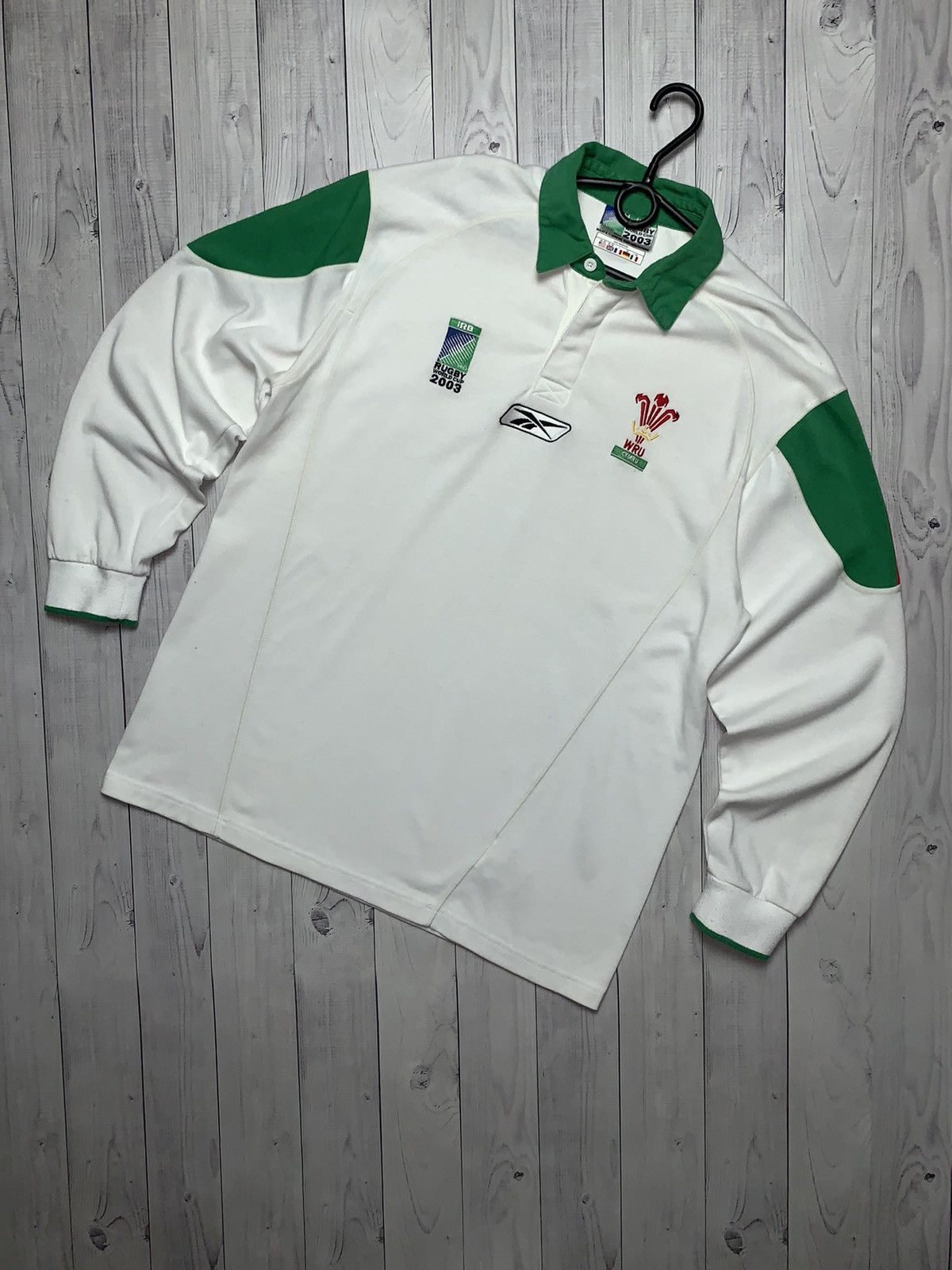 Reebok × Vintage Vintage rugby reebok jersey Wales World Cup 2003 size L Size US L / EU 52-54 / 3 - 1 Thumbnail