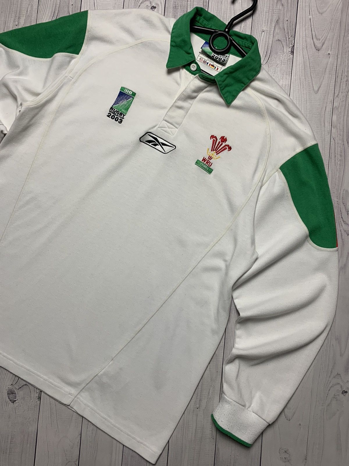 Reebok × Vintage Vintage rugby reebok jersey Wales World Cup 2003 size L Size US L / EU 52-54 / 3 - 2 Thumbnail
