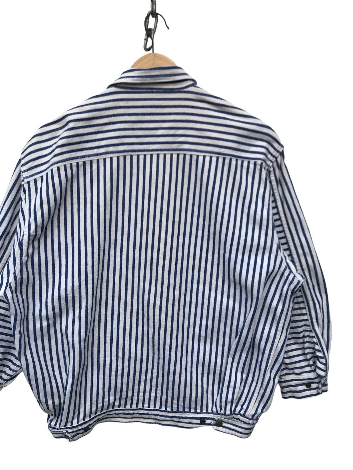 Other Heart & Heart Osaka Japan Stripe Workers Jacket ( STAINS ) Size US M / EU 48-50 / 2 - 10 Thumbnail
