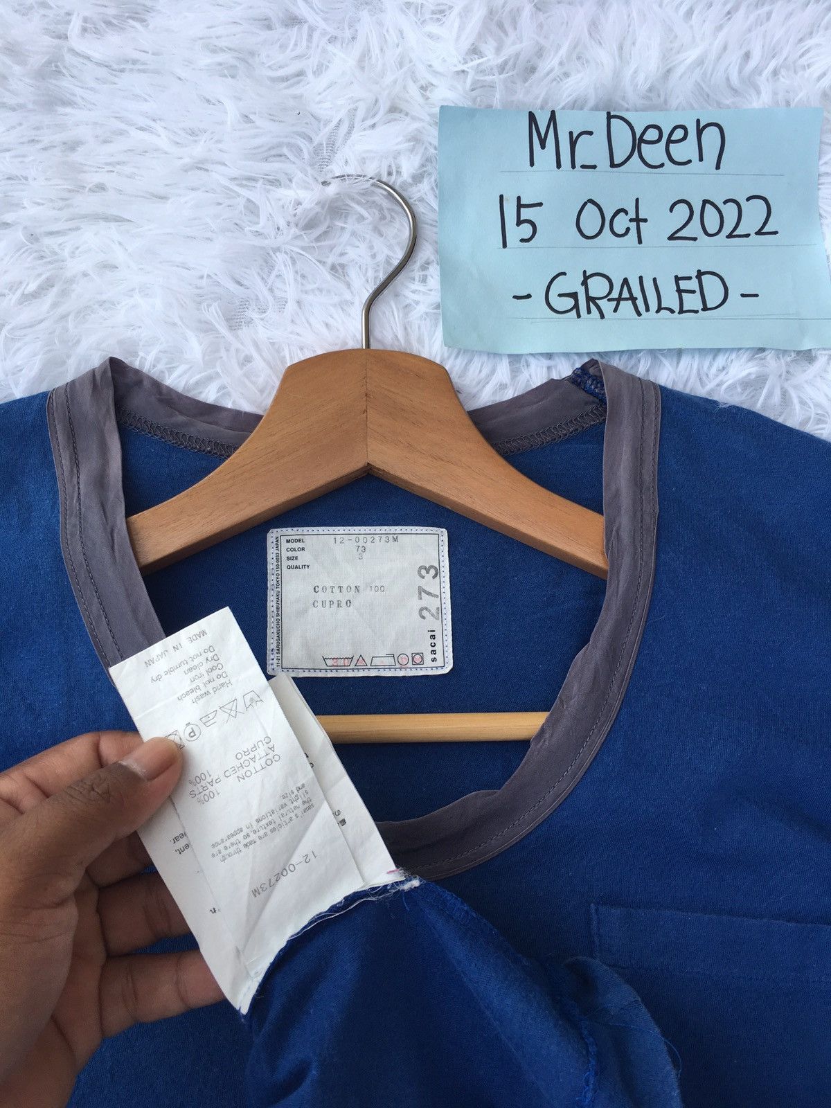 Sacai Vintage Sacai Plain Rare Design Tshirt Size US M / EU 48-50 / 2 - 8 Thumbnail