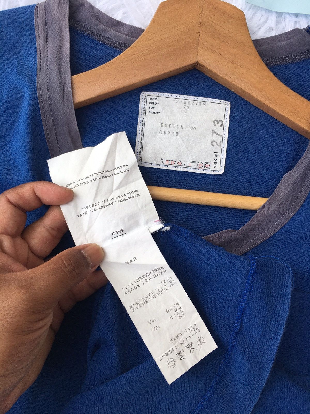 Sacai Vintage Sacai Plain Rare Design Tshirt Size US M / EU 48-50 / 2 - 10 Thumbnail