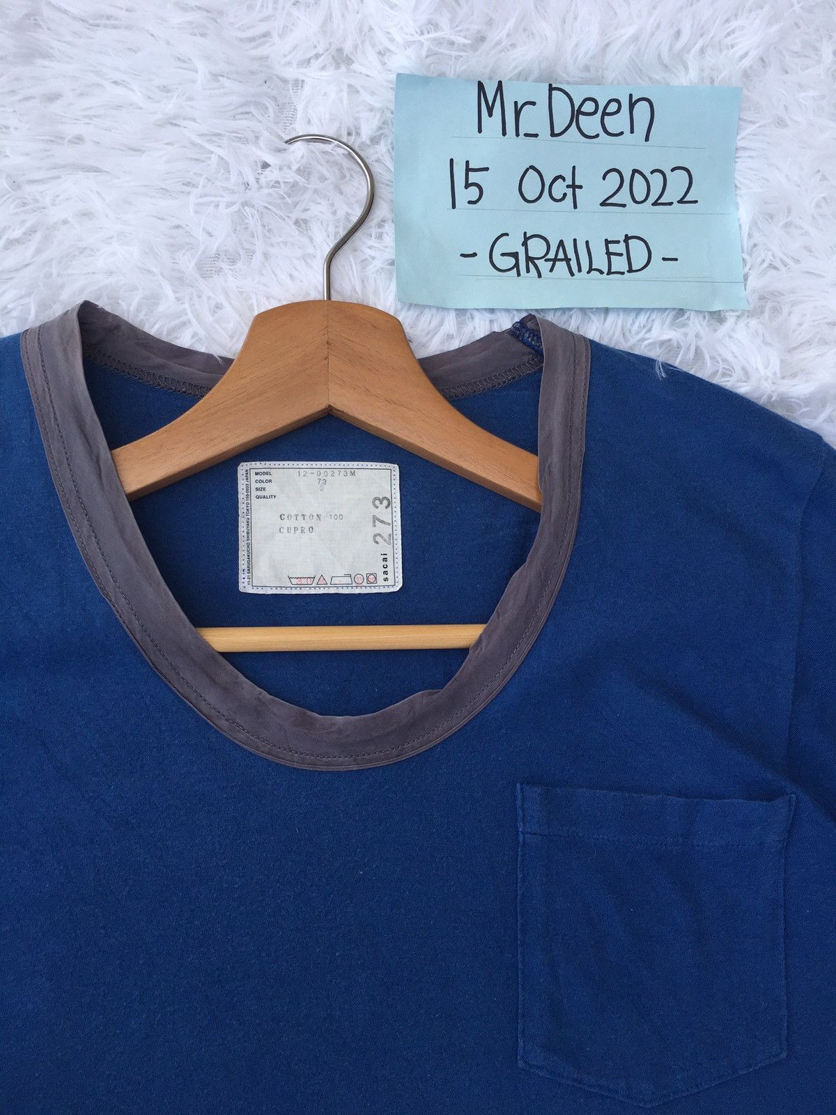 Sacai Vintage Sacai Plain Rare Design Tshirt Size US M / EU 48-50 / 2 - 6 Thumbnail