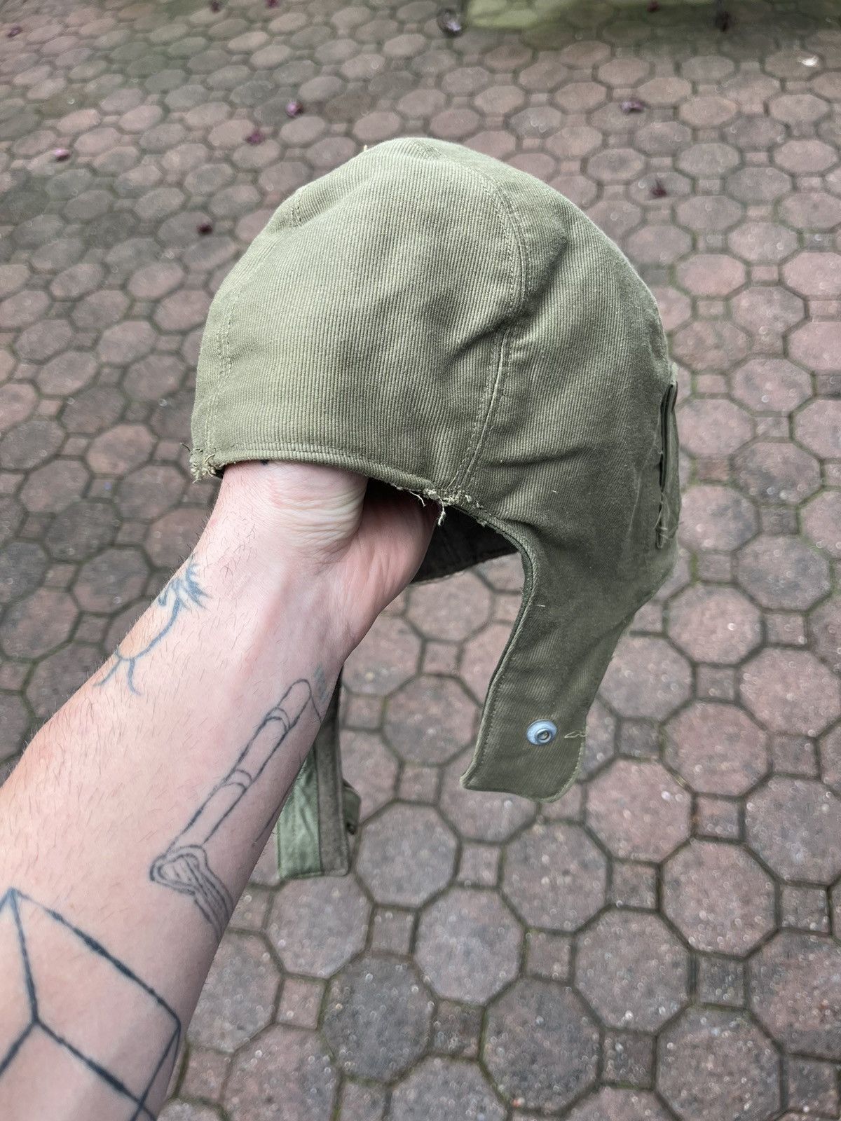 Japanese Brand × Vintage Ww2 Fighter Hat Size ONE SIZE - 3 Thumbnail