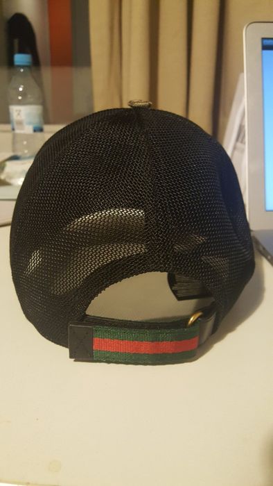 Gucci Tiger Print Gg Supreme Baseball Cap In Black