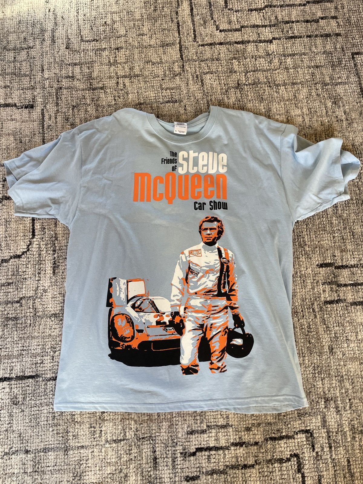 Le Mans 1970 T-Shirt – Steve McQueen Tribute Tee with 917 Race Car Silhouette