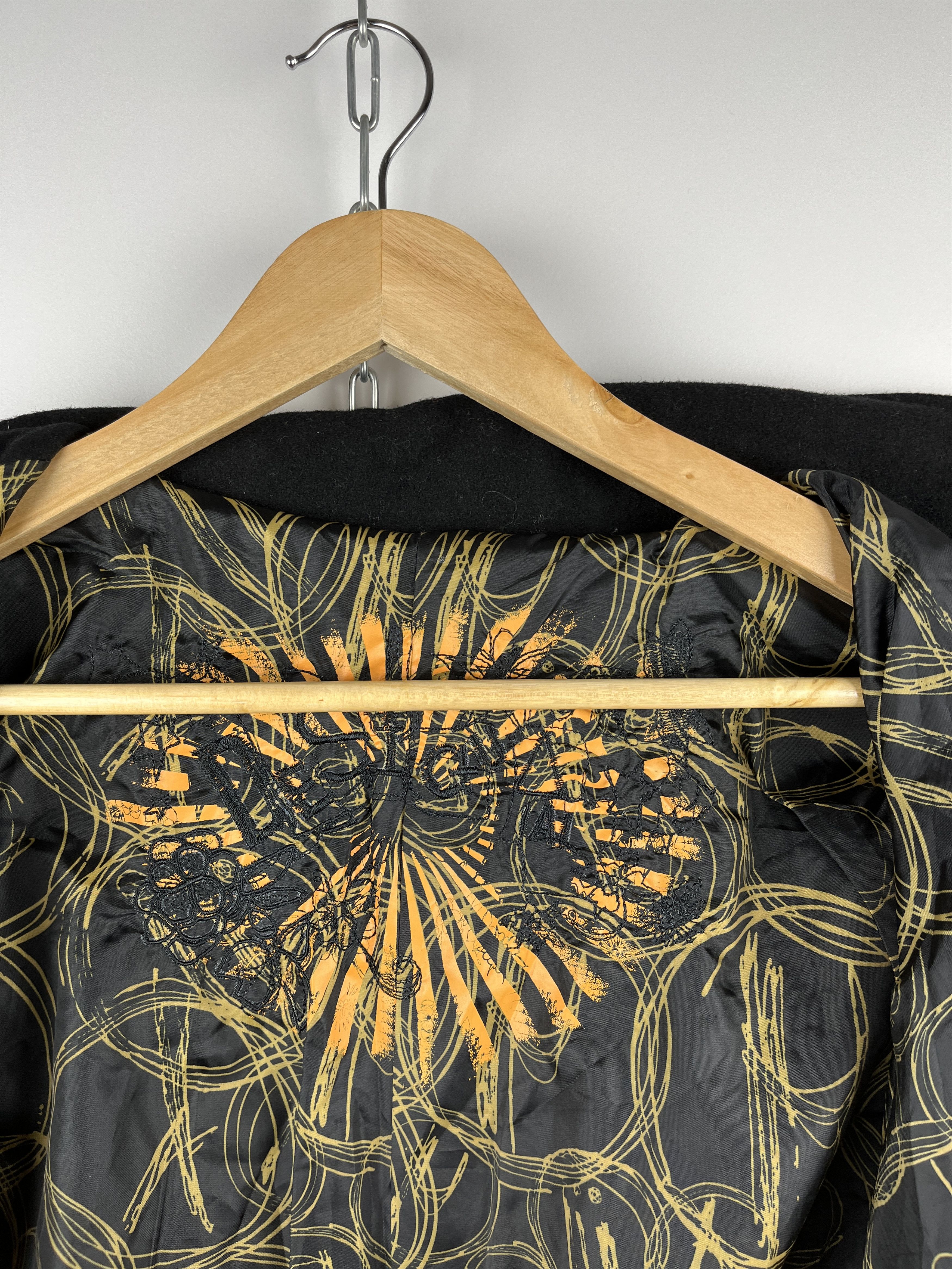 Desigual Desigual Floral Embroidered Coat Overcoat Jacket Size S / US 4 / IT 40 - 6 Thumbnail