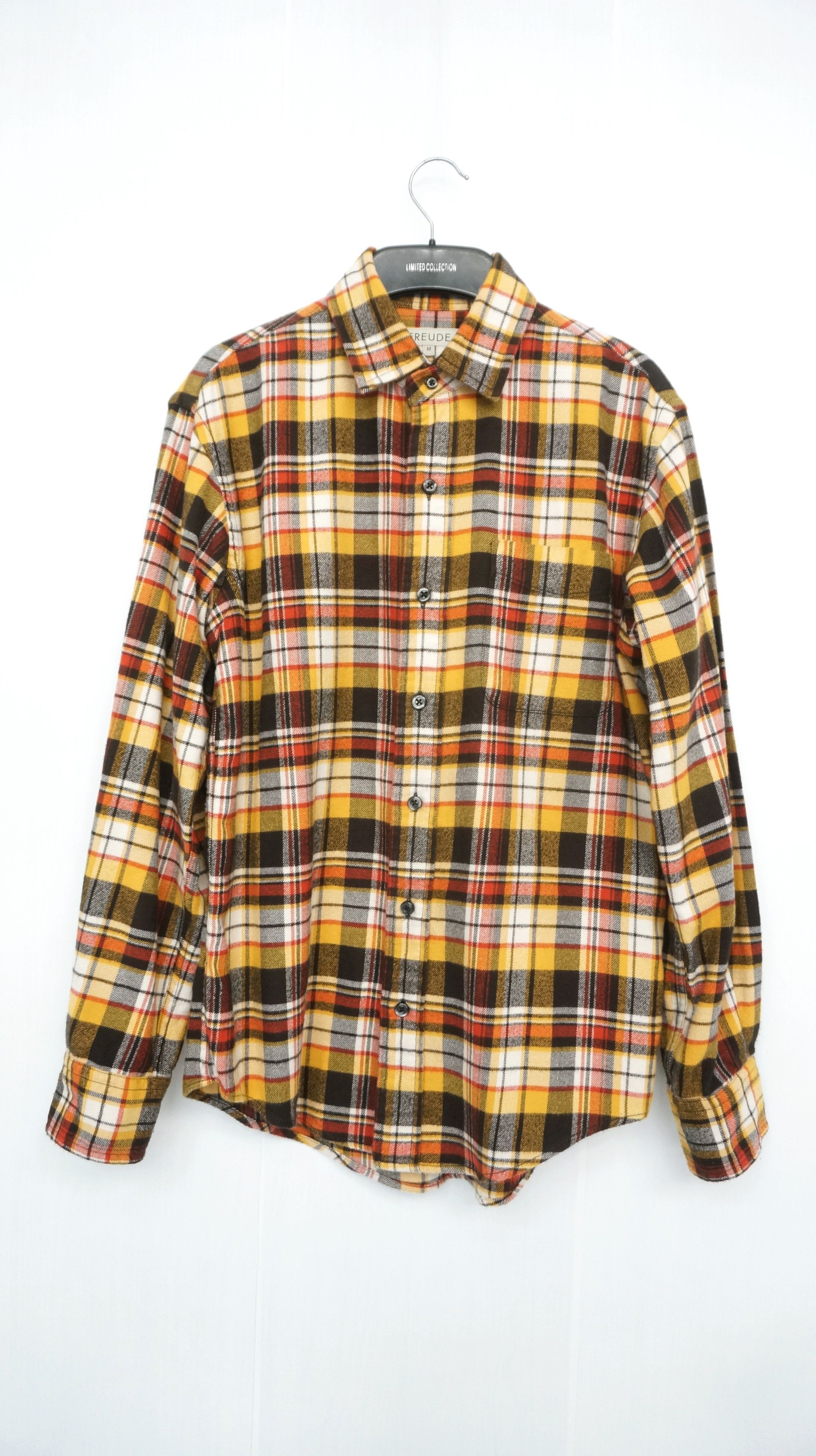 Japanese Brand Japanese Brand FREUDE Tartan Plaid Cotton Flannel Shirt Size US S / EU 44-46 / 1 - 1 Thumbnail