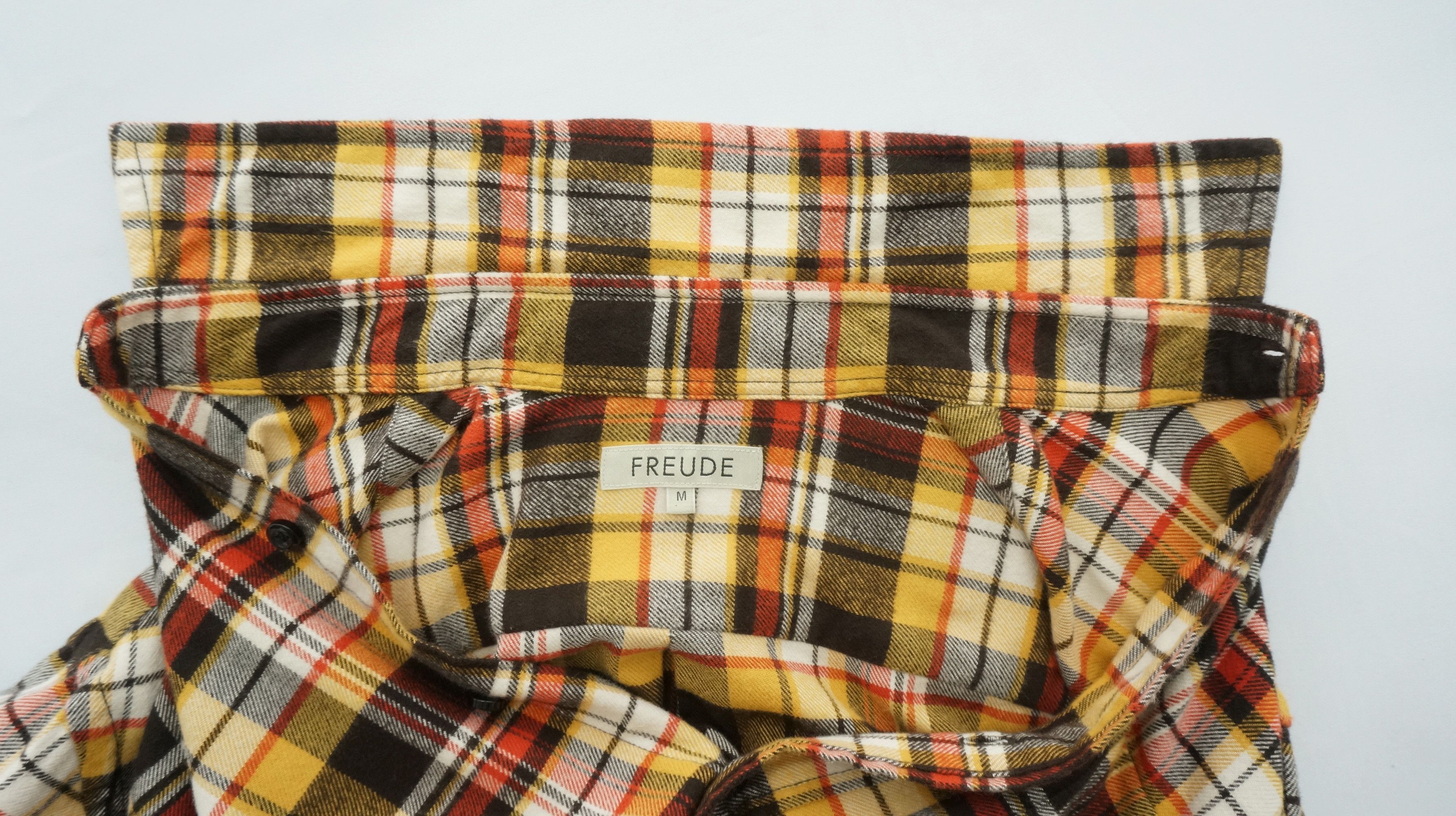 Japanese Brand Japanese Brand FREUDE Tartan Plaid Cotton Flannel Shirt Size US S / EU 44-46 / 1 - 9 Thumbnail