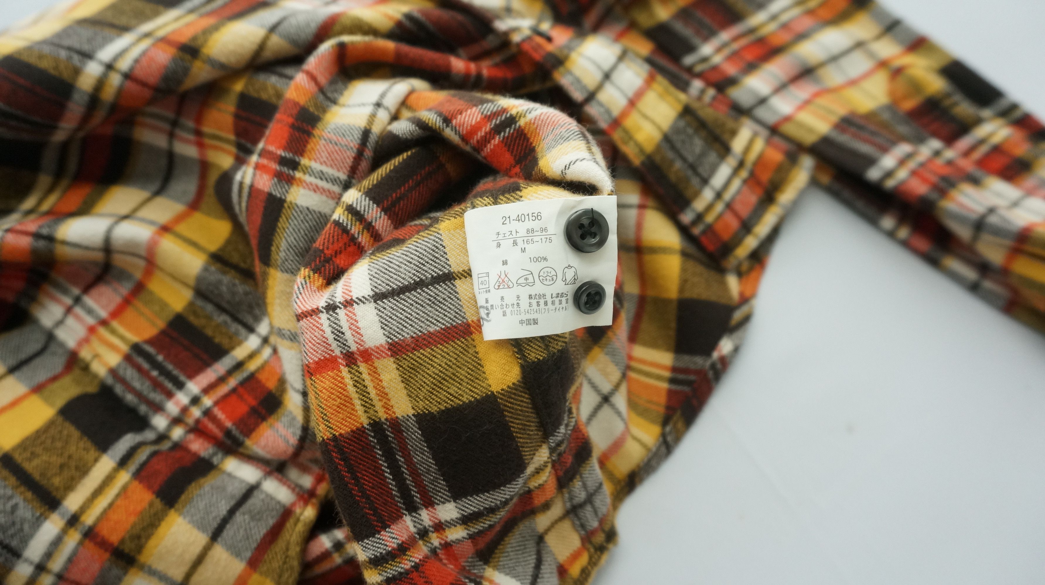 Japanese Brand Japanese Brand FREUDE Tartan Plaid Cotton Flannel Shirt Size US S / EU 44-46 / 1 - 10 Thumbnail