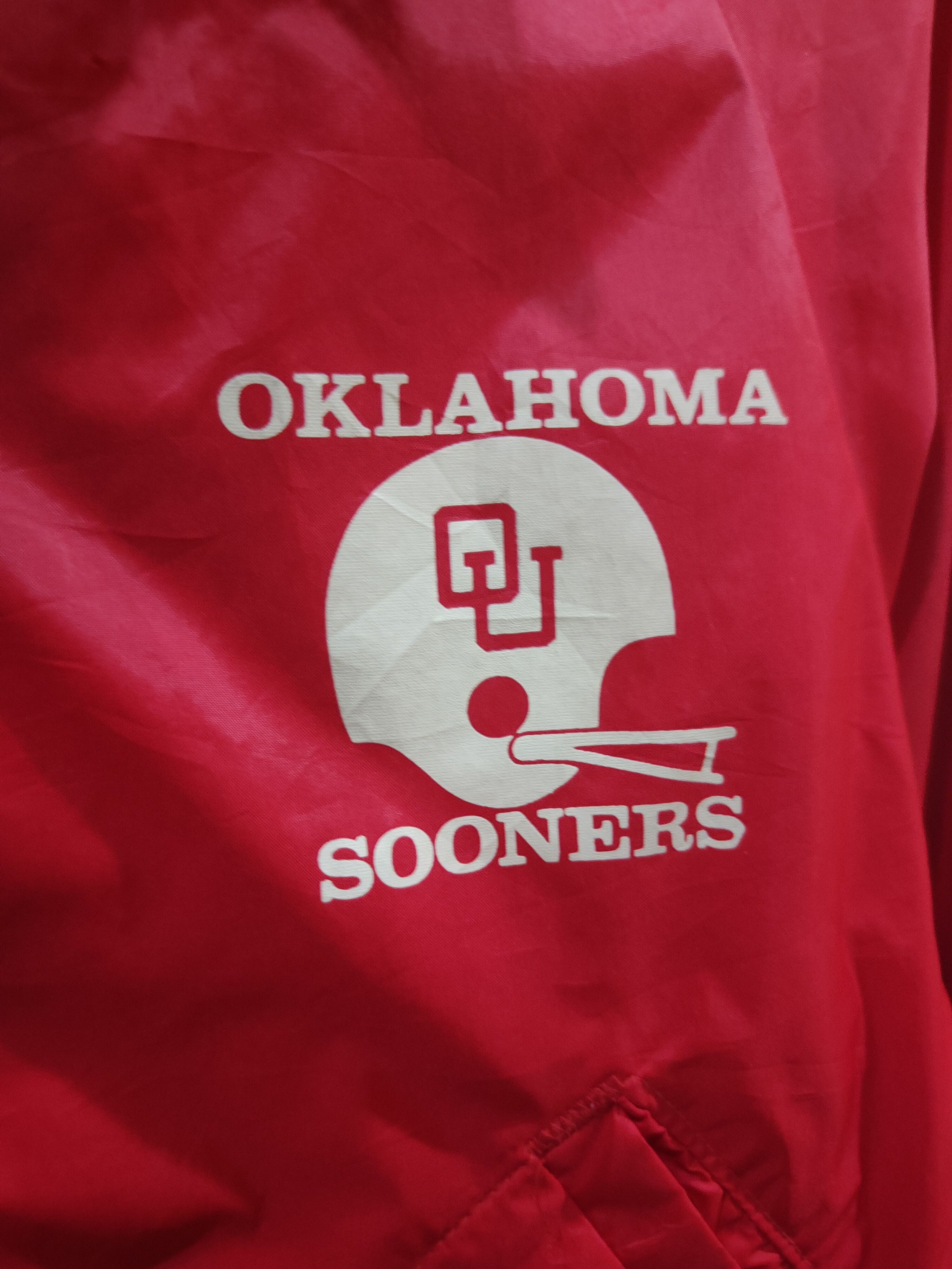 Alleson Athletics Oklahoma Sooners Varsity Jacket Size US XS / EU 42 / 0 - 7 Thumbnail