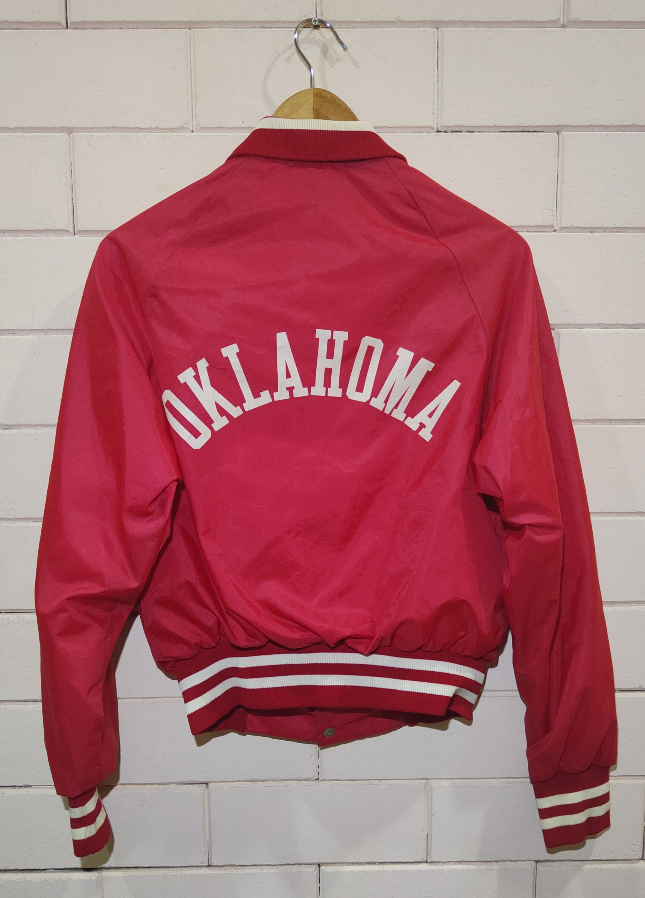Alleson Athletics Oklahoma Sooners Varsity Jacket Size US XS / EU 42 / 0 - 1 Thumbnail