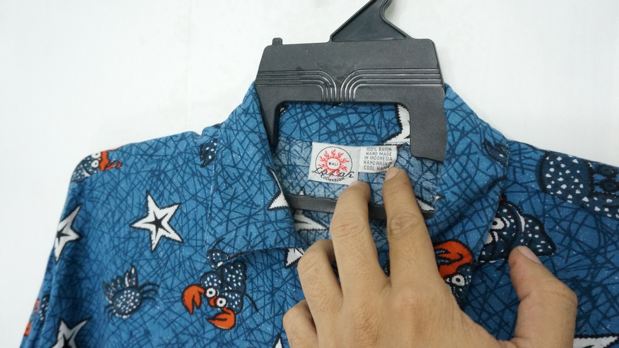 Sun Surf BALI Lalah Collection Rayon Hawaiian Shirt Size US XXL / EU 58 / 5 - 3 Thumbnail