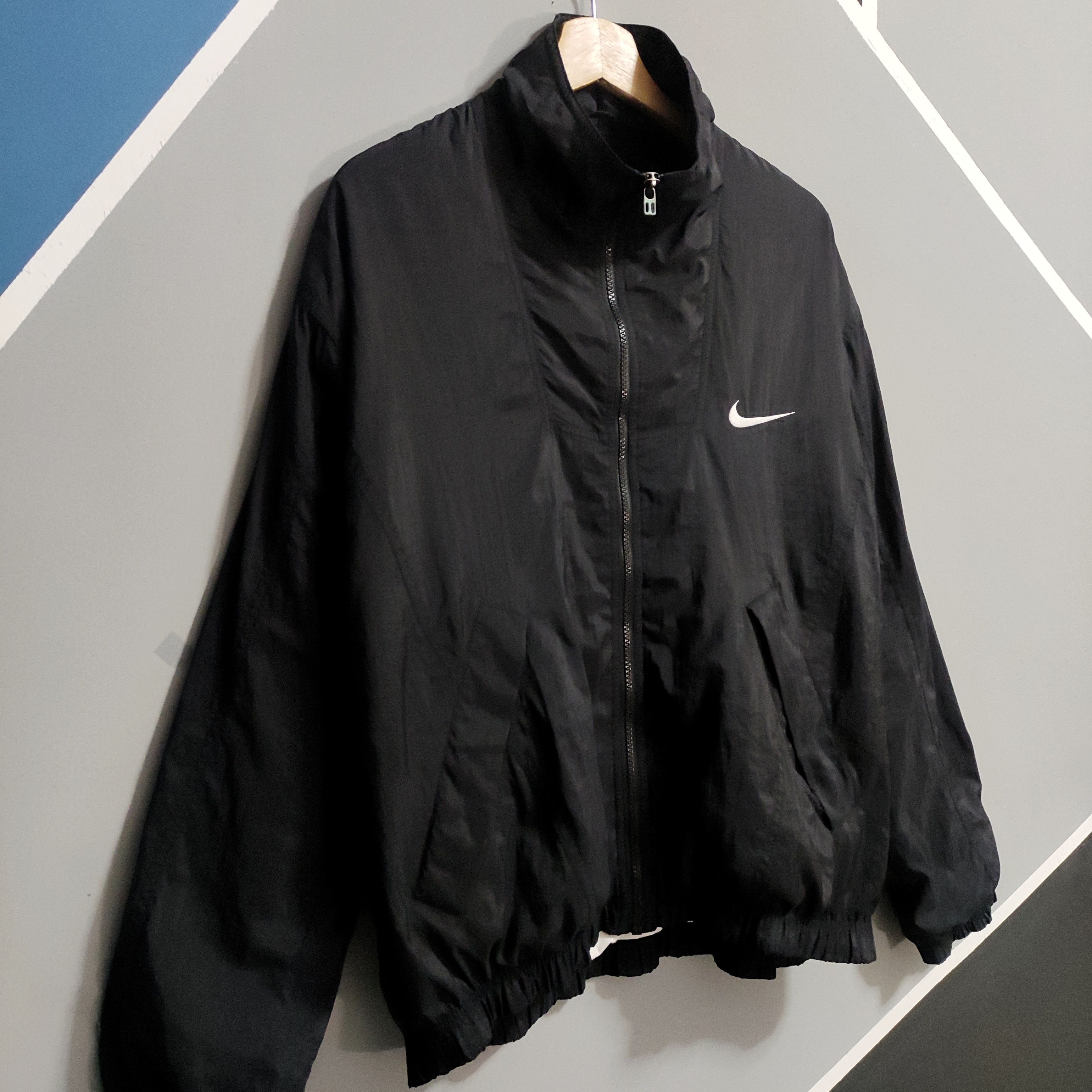 Nike × Vintage 90s Nike Small Swoosh Windbreaker Jacket Size US M / EU 48-50 / 2 - 3 Thumbnail