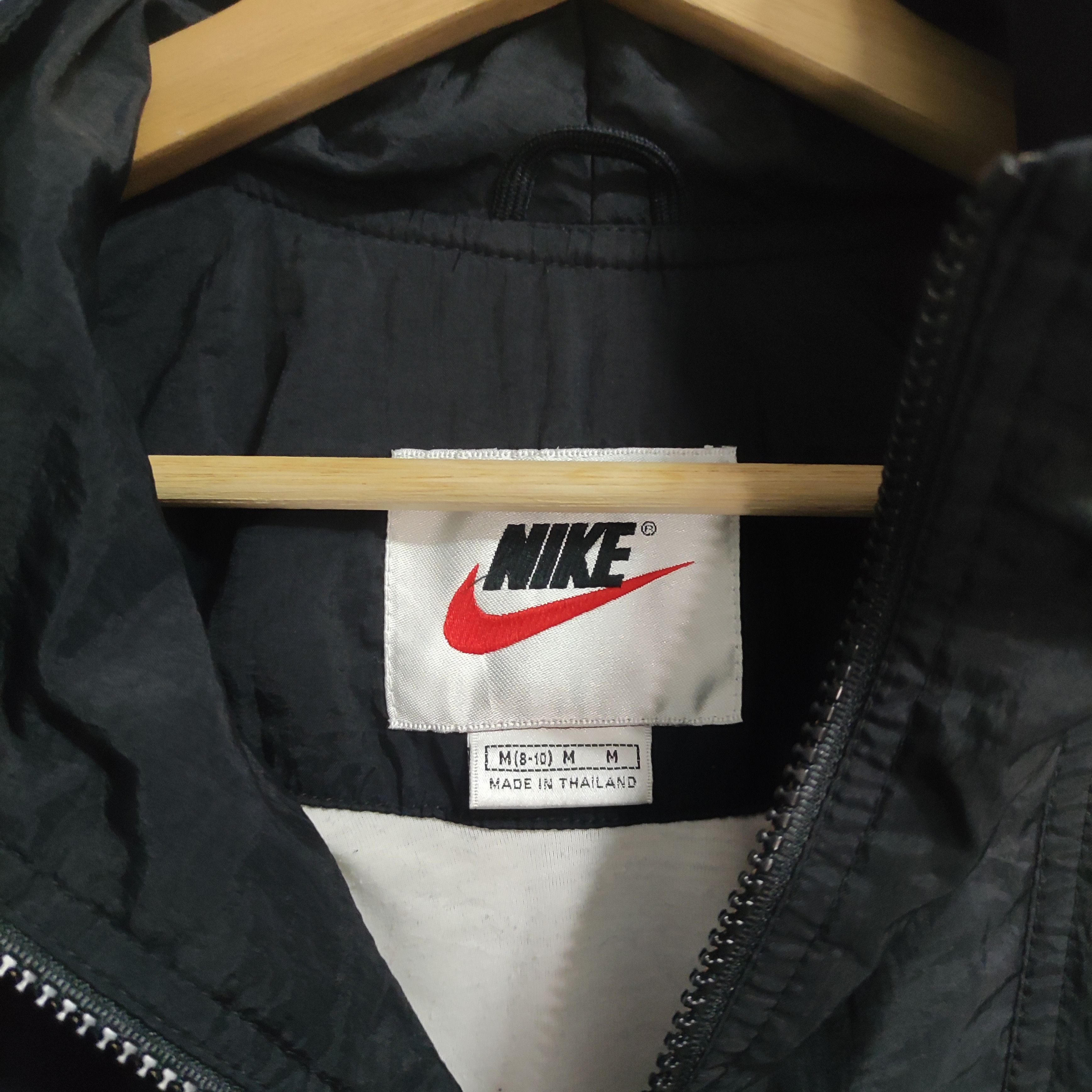Nike × Vintage 90s Nike Small Swoosh Windbreaker Jacket Size US M / EU 48-50 / 2 - 6 Thumbnail