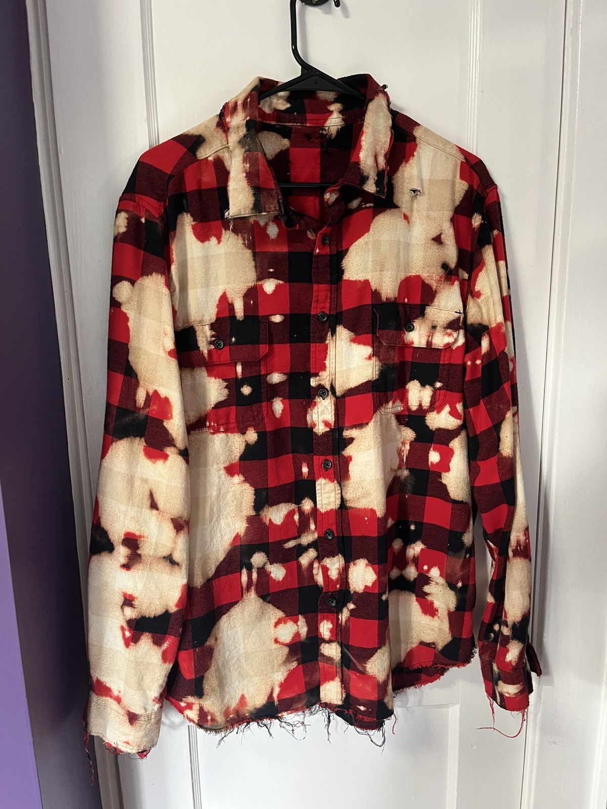 Vintage bleached flannel