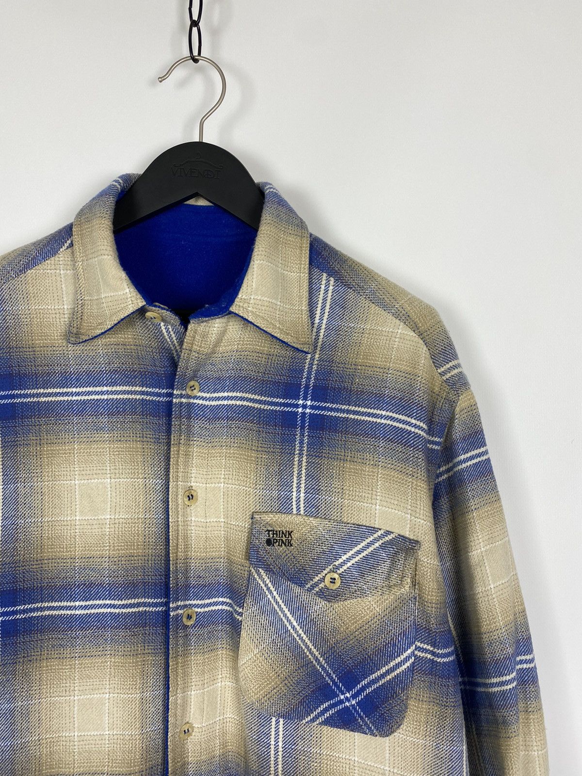 Other × Vintage Think Pink Reversible Over Shirt Size US M / EU 48-50 / 2 - 2 Thumbnail