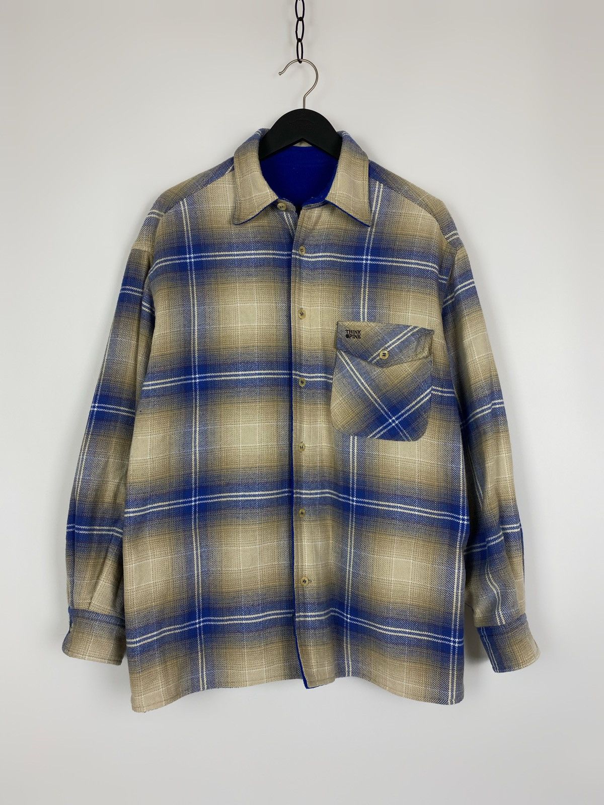 Other × Vintage Think Pink Reversible Over Shirt Size US M / EU 48-50 / 2 - 1 Thumbnail